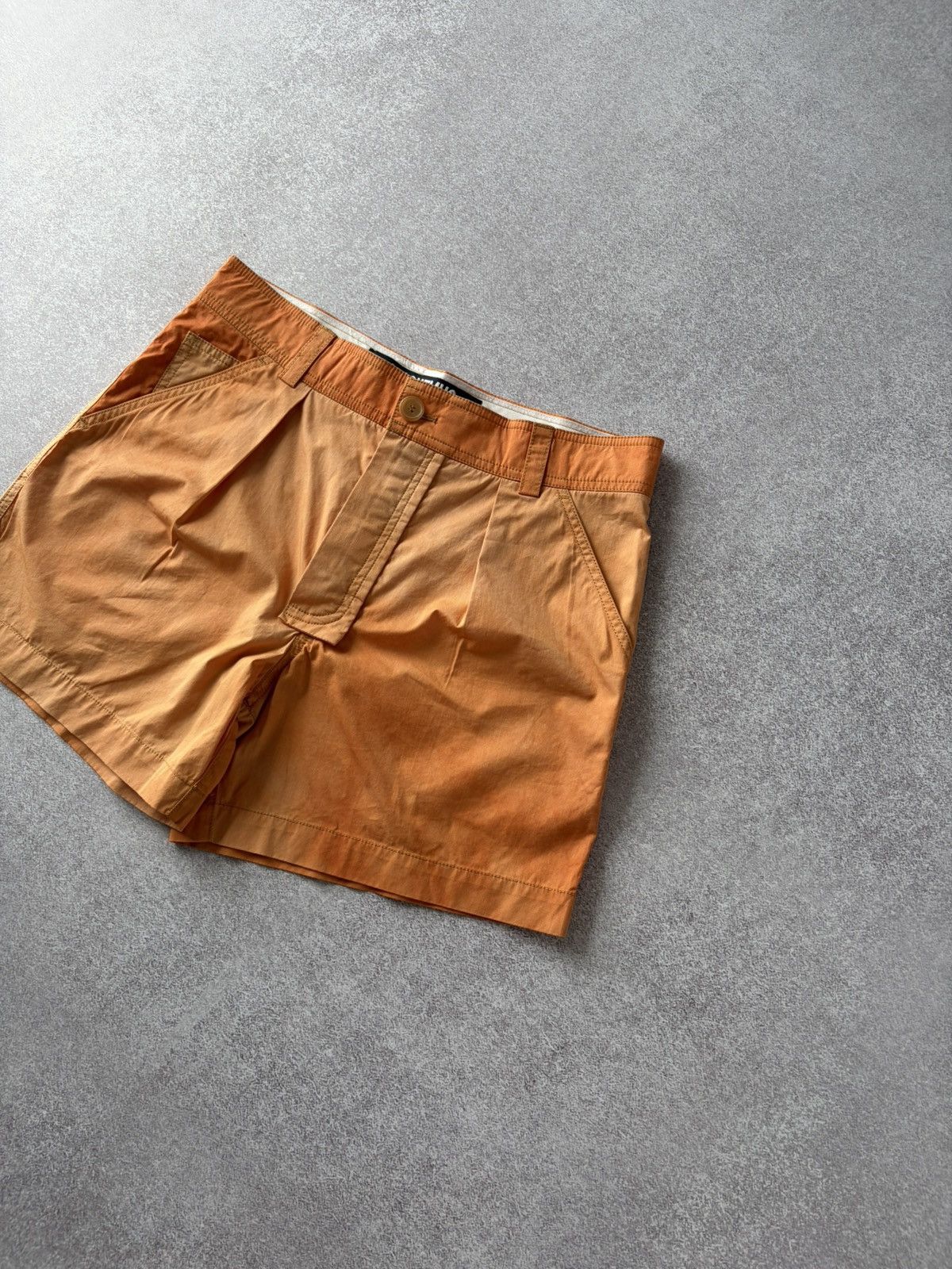 Jacquemus Jacquemus Le Coup De Soleil Orange Pattern Cotton Shorts Size US 32 / EU 48 - 2 Thumbnail