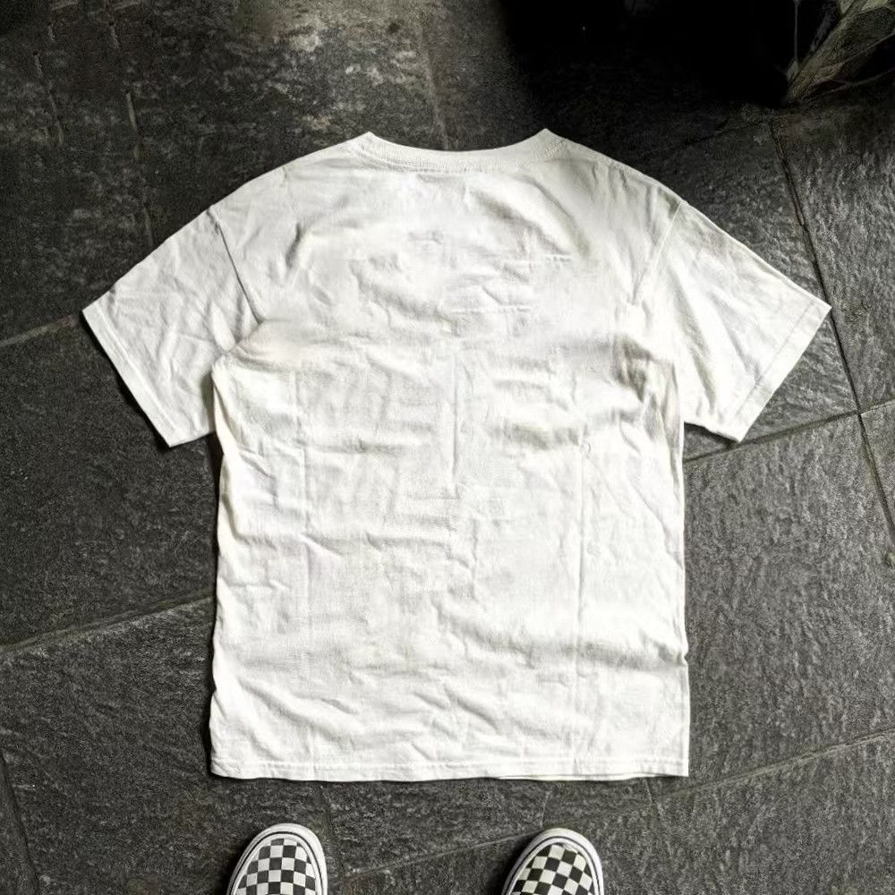 Vintage White washed retro alien print t-shirt Size US M / EU 48-50 / 2 - 2 Thumbnail