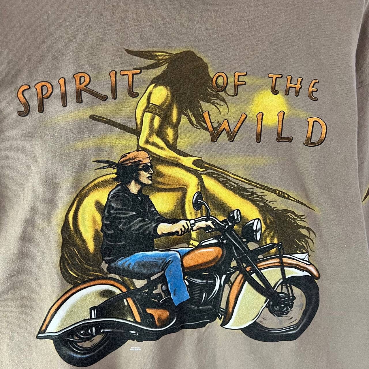 Vintage Spirit Of The Wild Bike Week Vintage Rider 90s Size US XXL / EU 58 / 5 - 3 Thumbnail