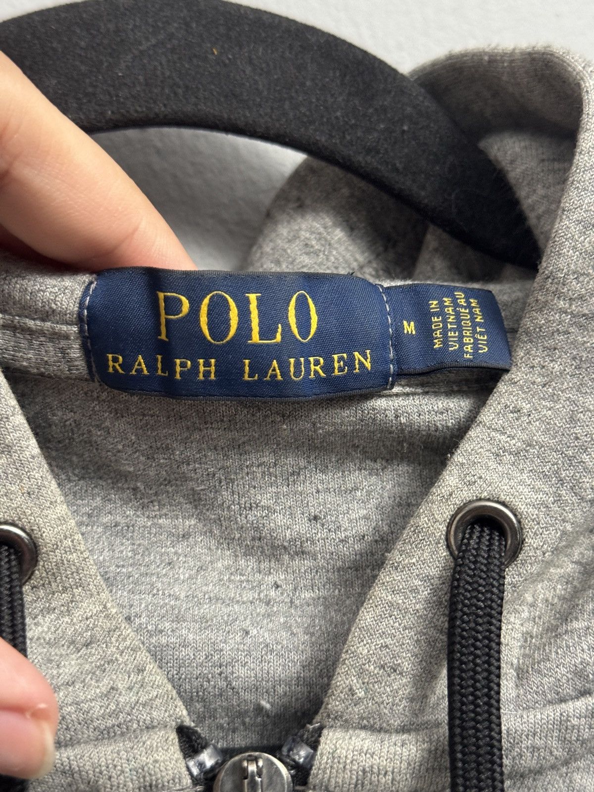 Polo Ralph Lauren Polo Ralph Lauren Fly-Knit Fleece Hoodie (Light Grey) Size US M / EU 48-50 / 2 - 4 Thumbnail