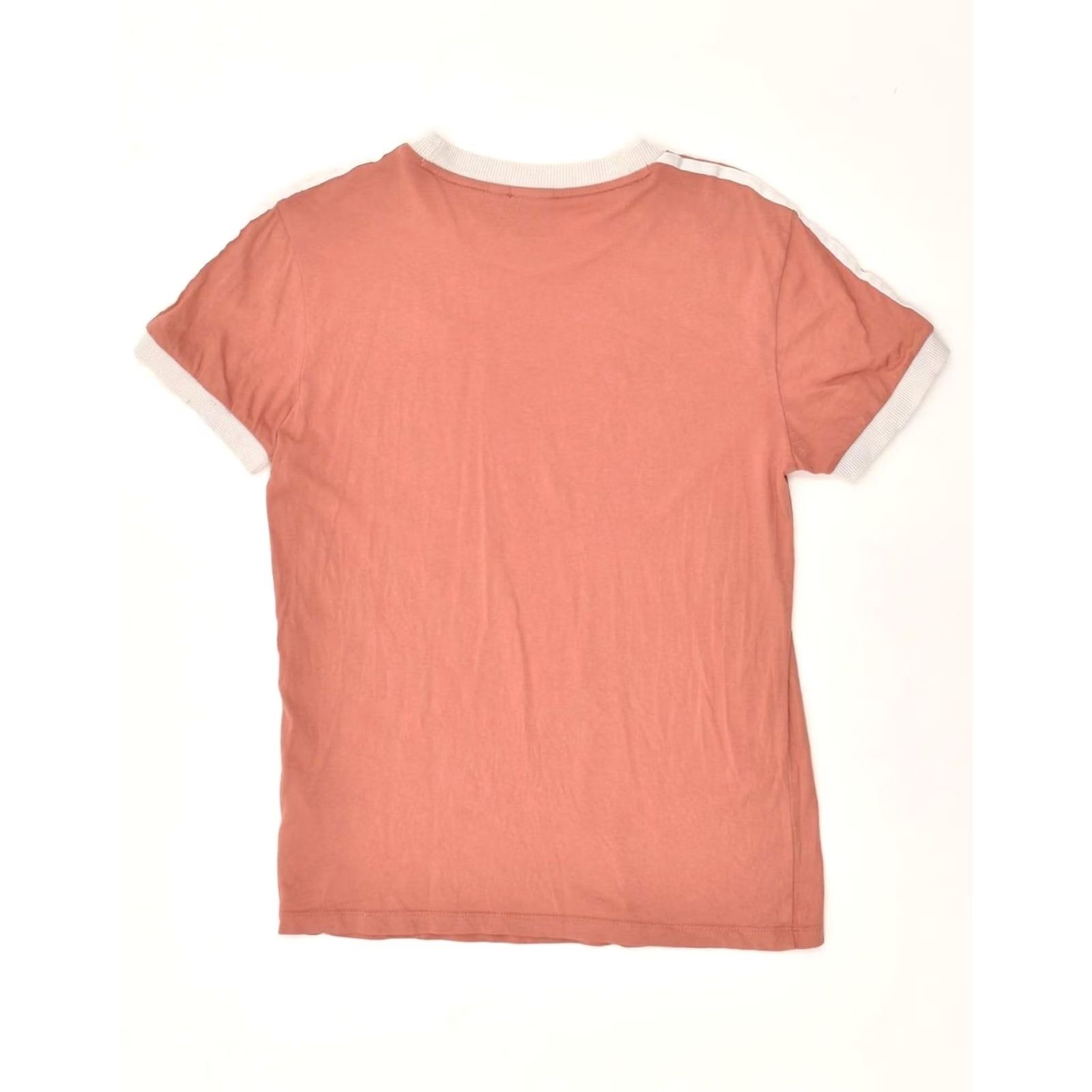 Adidas ADIDAS Womens T-Shirt Top UK 4 XS Brown Cotton Size S / US 4 / IT 40 - 2 Thumbnail