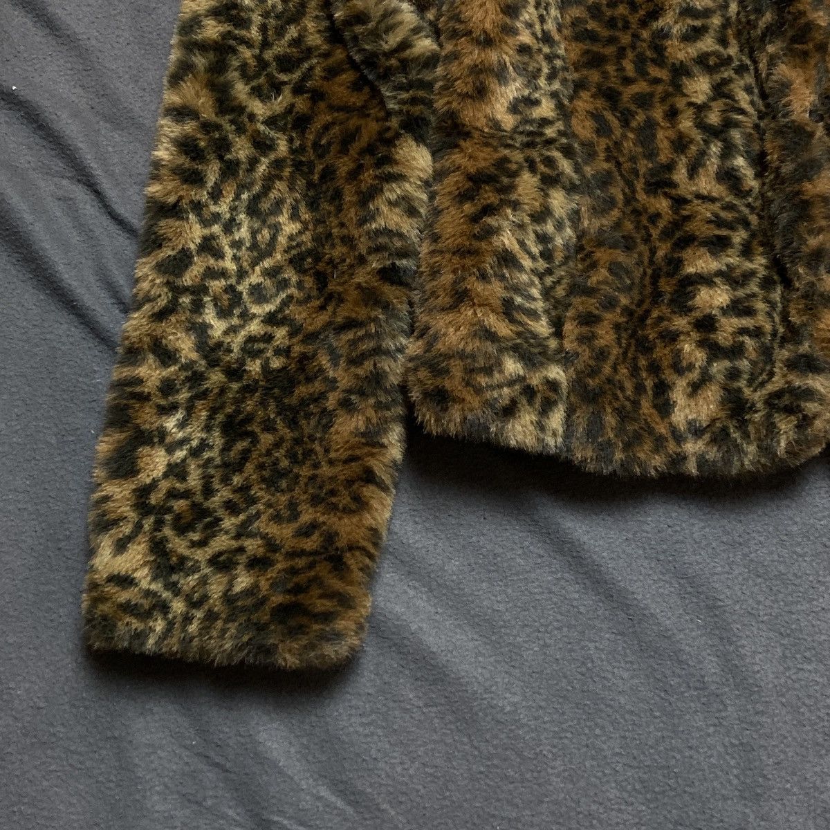 Vintage Faux fur leopard avant garde short coat Size S / US 4 / IT 40 - 3 Thumbnail
