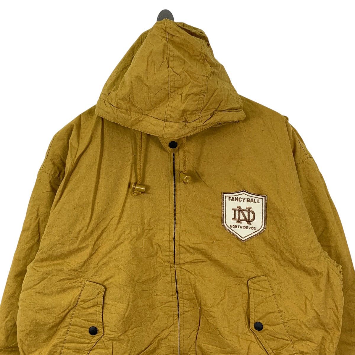 Vintage Vintage FANCY BALL North Devon Zipper Hooded Bomber Jacket Size US XL / EU 56 / 4 - 2 Thumbnail