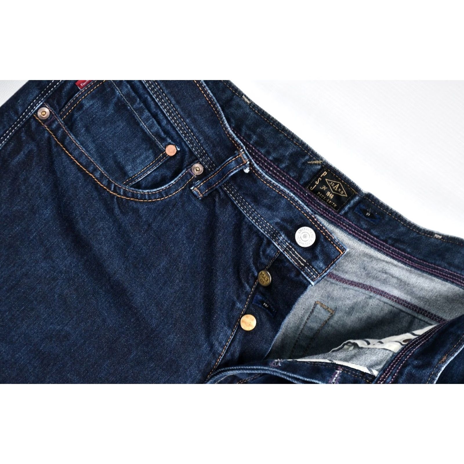 Paul Smith PAUL SMITH PSJ Standard Selvedge Jeans Shirt? No, Jeans. W34 L32, Blue, 100% COTTON, Regular Size, Men, Straight, Vintage? No. Size US 34 / EU 50 - 7 Thumbnail