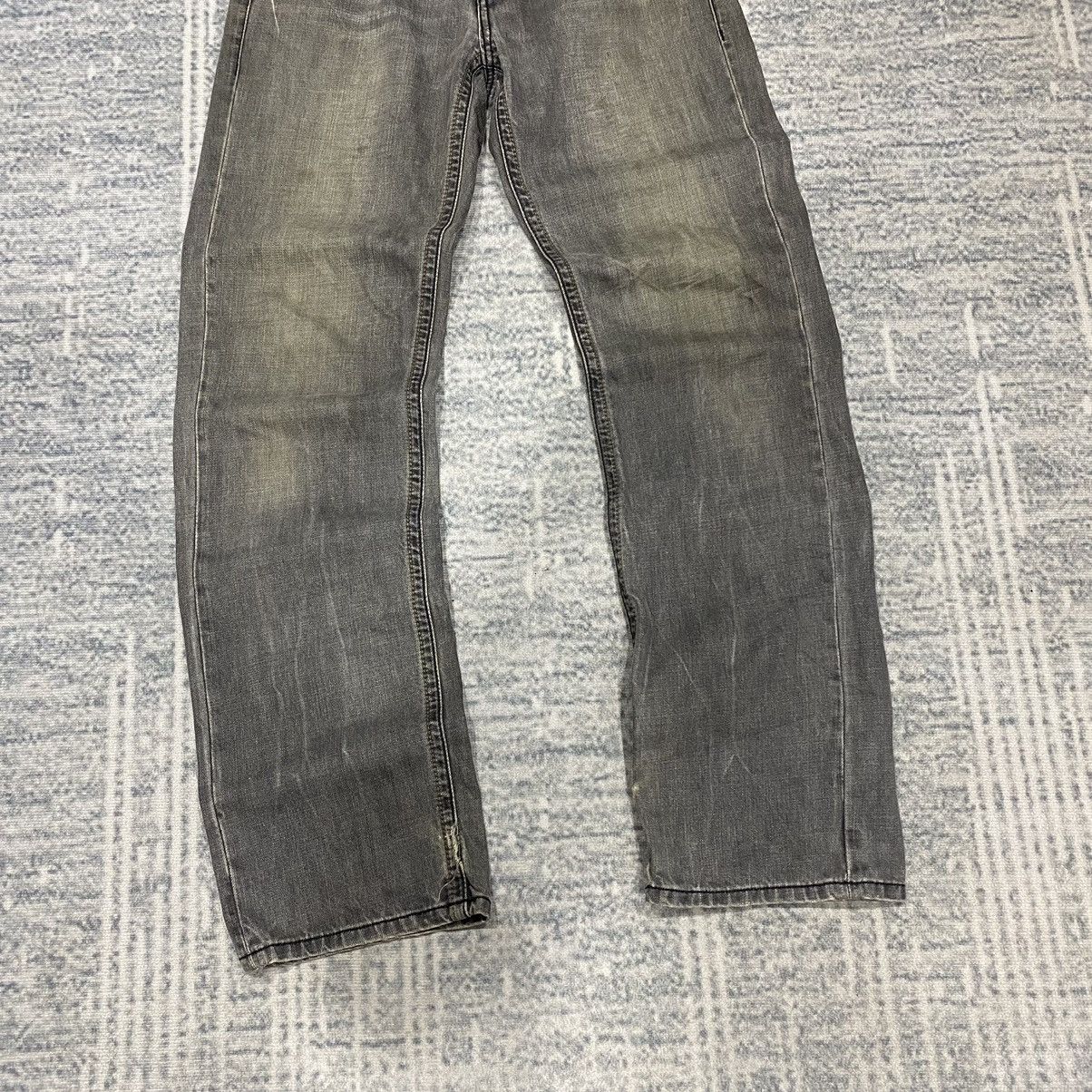 Beauty Beast × Hysteric Glamour × Japanese Brand Sick☠️ NII Jeans Mud Wash Thrashed Denim Punk Grunge 90s Size US 32 / EU 48 - 4 Thumbnail