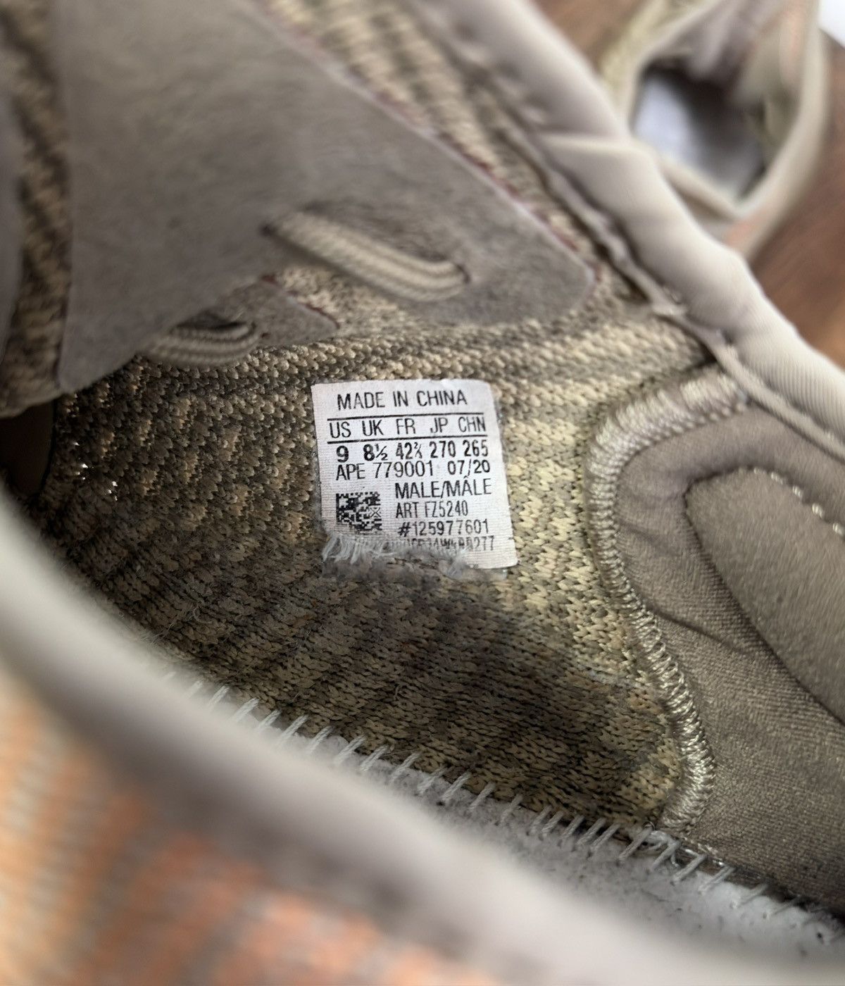 Yeezy Adidas Yeezy Boost 350 V2 Sand Taupe Size US 9 / EU 42 - 10 Thumbnail