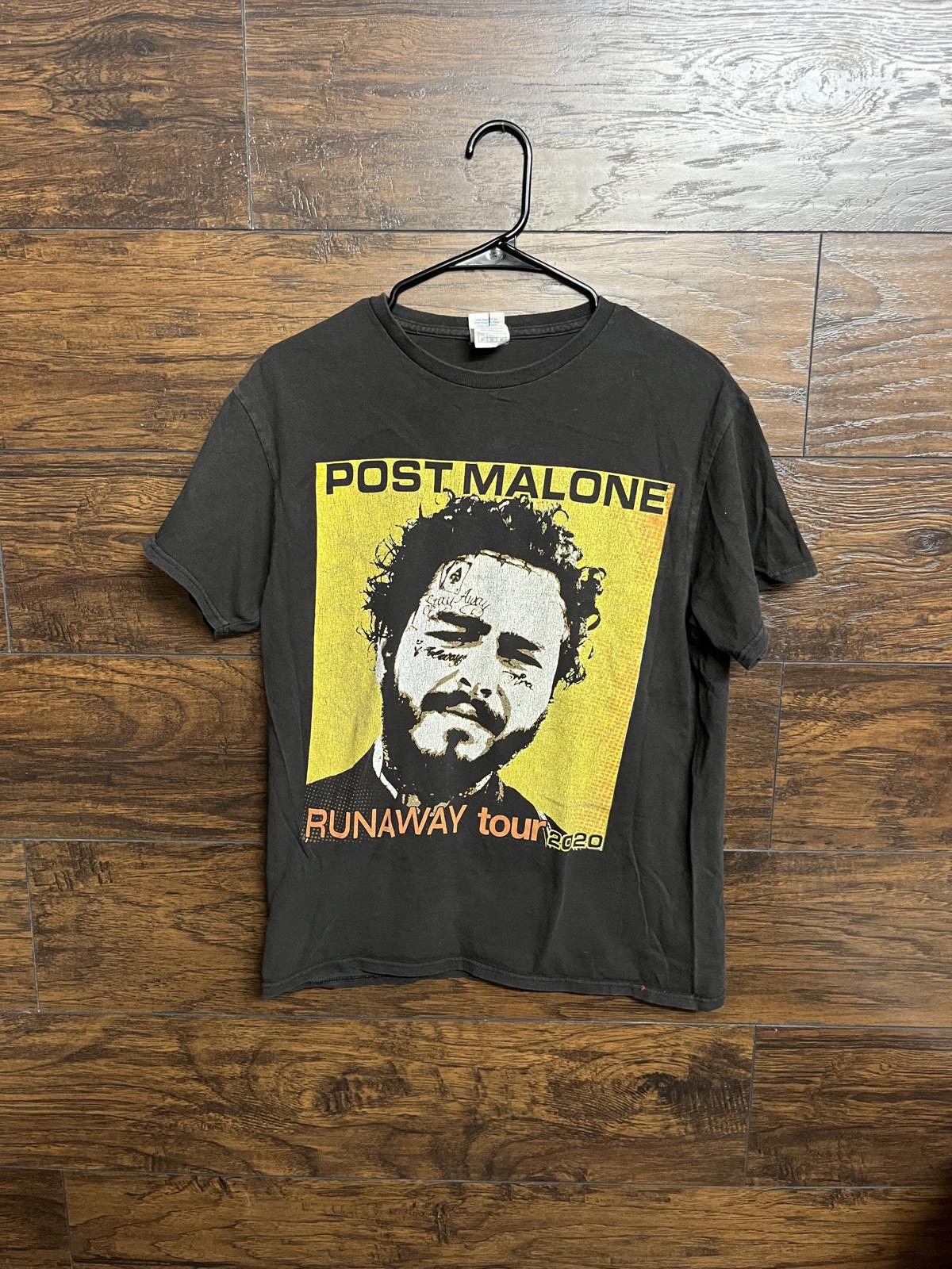 Designer Post Malone T-shirt Runaway tour 2020 Shirt 2 Sided - M Size US M / EU 48-50 / 2 - 1 Thumbnail