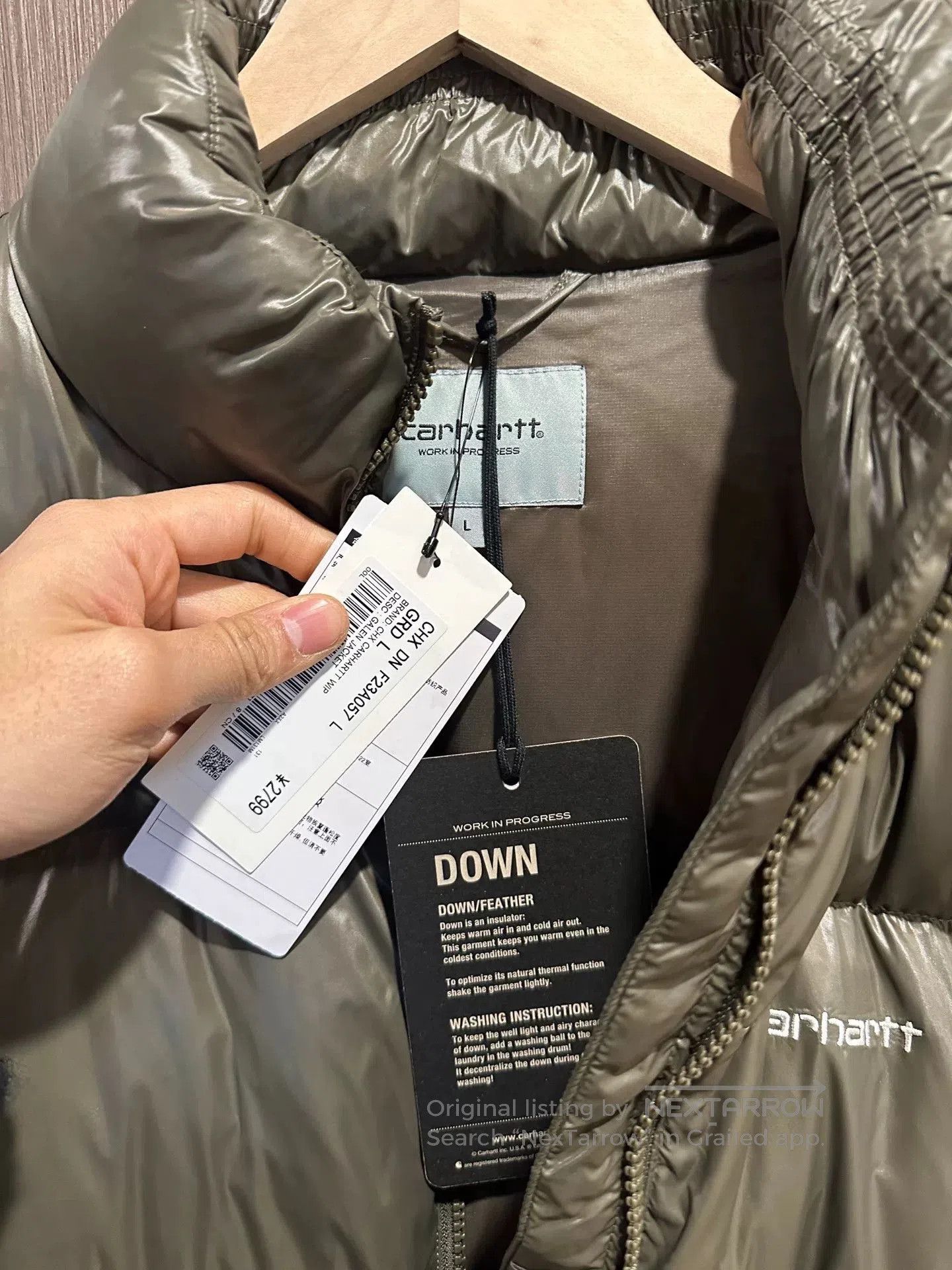Carhartt Wip Carhartt WIP Galen Down Jacket. Size US L / EU 52-54 / 3 - 5 Thumbnail