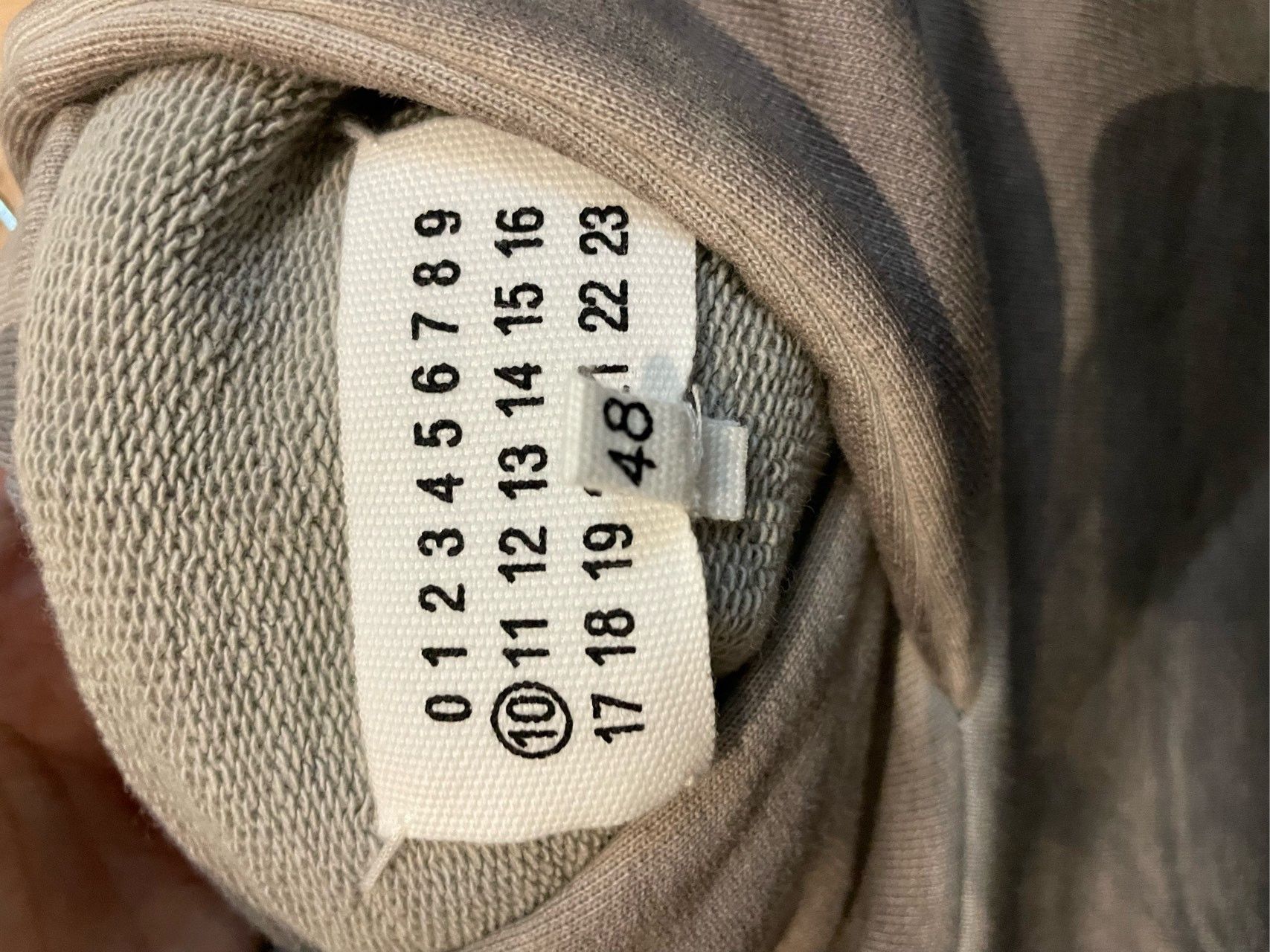 Maison Margiela Maison Margiela Margiela washed gray portrait digital hoodi Size US M / EU 48-50 / 2 - 4 Thumbnail