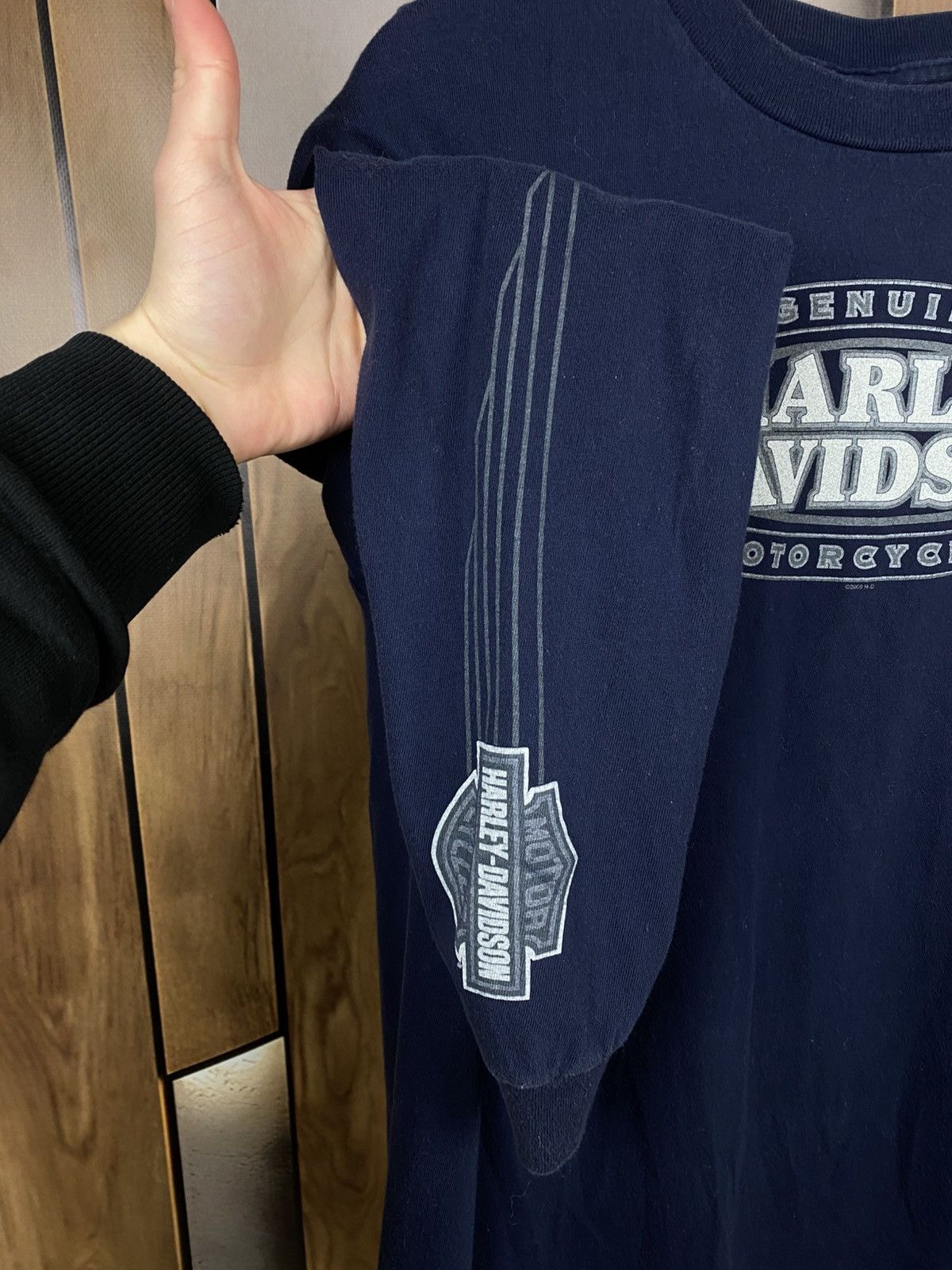 Harley Davidson 🔥Vintage 00s Sweatshirt Long Sleeve Harley Davidson America🔥 Size US L / EU 52-54 / 3 - 7 Thumbnail