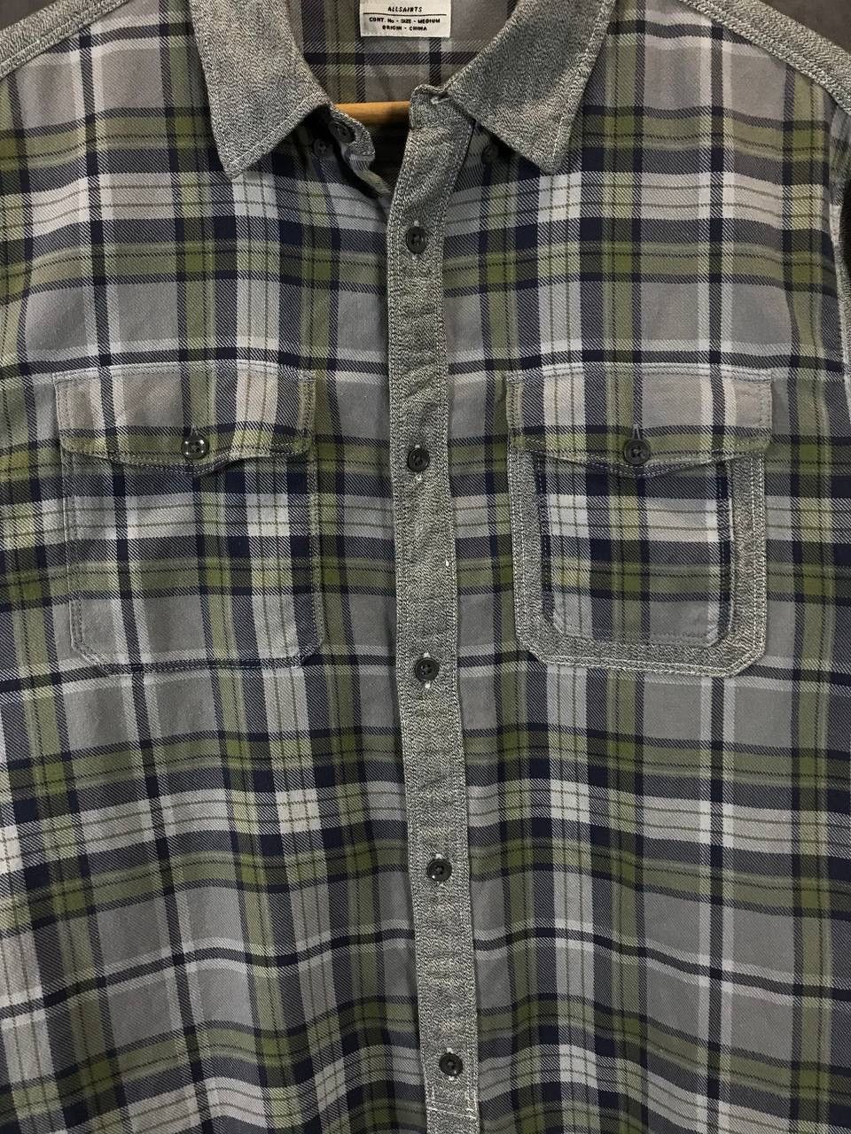 Allsaints Allsaints flannel multicolor shirt Size US M / EU 48-50 / 2 - 3 Thumbnail