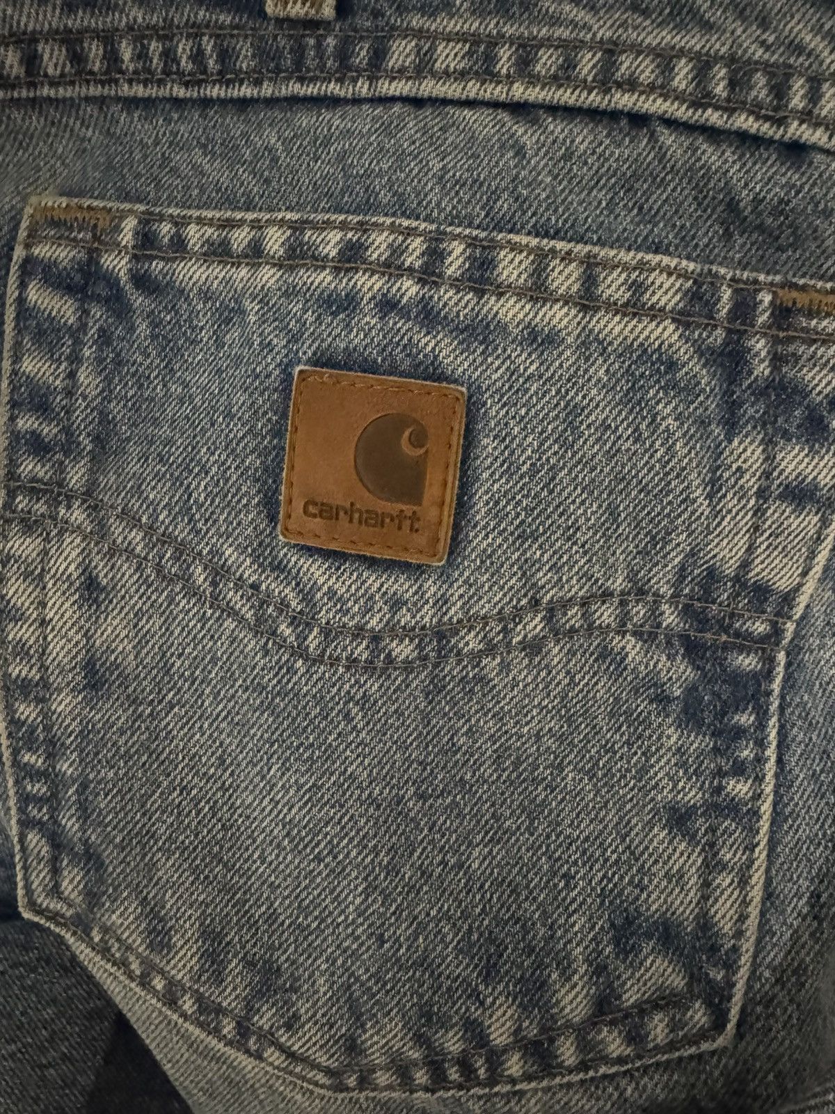Carhartt Vintage Carhartt Faded Blue Jeans Size US 34 / EU 50 - 4 Thumbnail