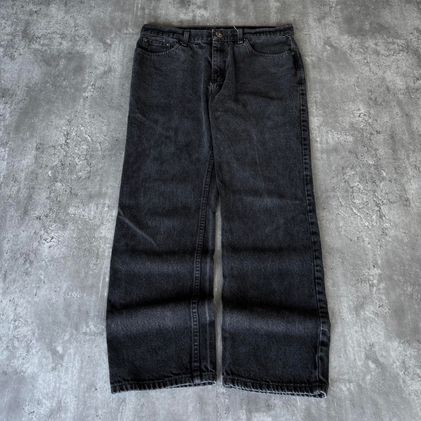 Vintage Y2K Urban Pipeline Baggy Black Opium Denim Jeans