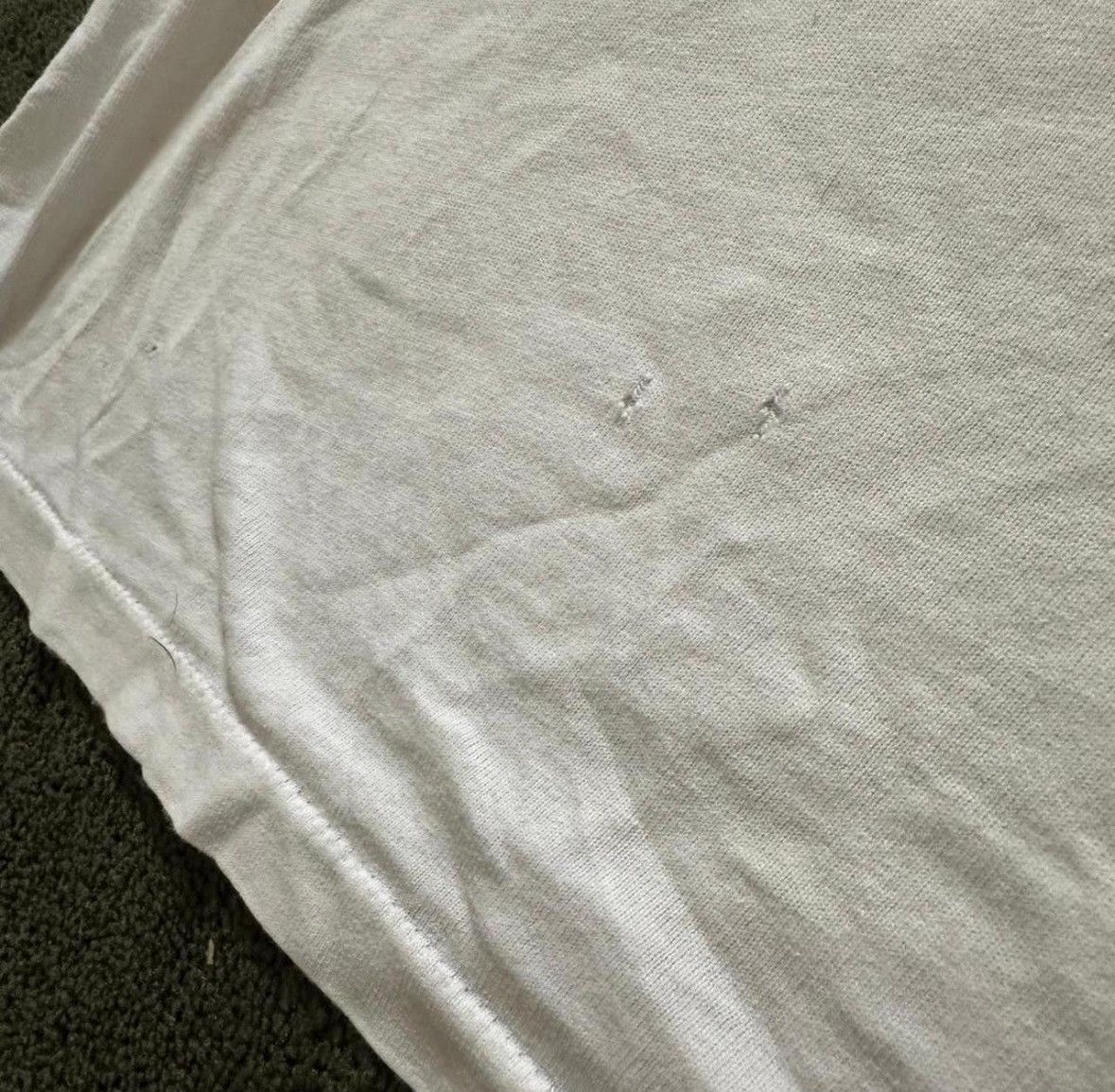 Hanes Vintage 80s "Home On Drenage" Single stitch Hanes Tshirt Size US XL / EU 56 / 4 - 4 Thumbnail