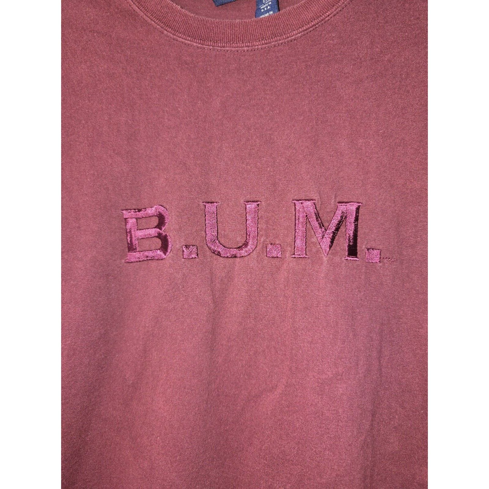 B.U.M Equipment Vtg BUM Equipment T Shirt Men Medium Embroidered Made In USA Size US M / EU 48-50 / 2 - 2 Thumbnail
