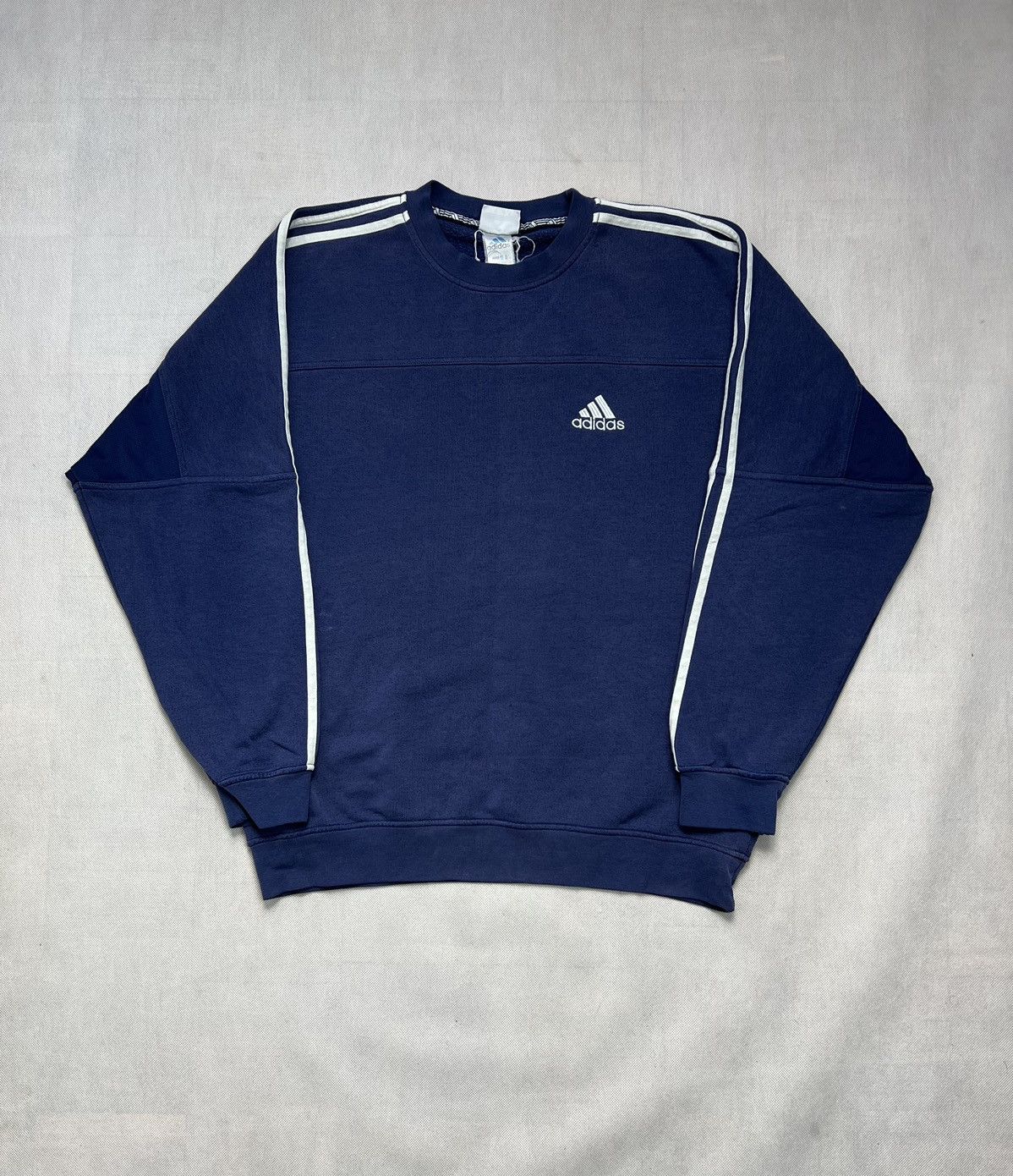 Adidas × Vintage Sweatshirt Adidas vintage 90’s navy Size US L / EU 52-54 / 3 - 1 Thumbnail