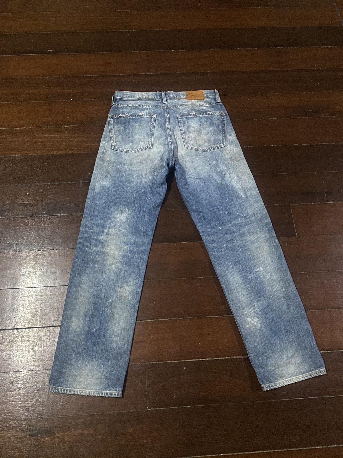 Japanese Brand × Journal Standard FIRE 🔥 JOURNAL STANDARD HOMESTEAD DISTRESSED FLARE JEANS Size US 33 - 10 Thumbnail