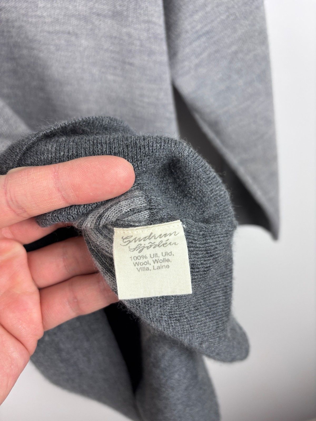 Gudrun Sjoden Gudrun Sjoden Lagenlook Wool Sweater Dress Gray Size L Size L / US 10 / IT 46 - 9 Thumbnail
