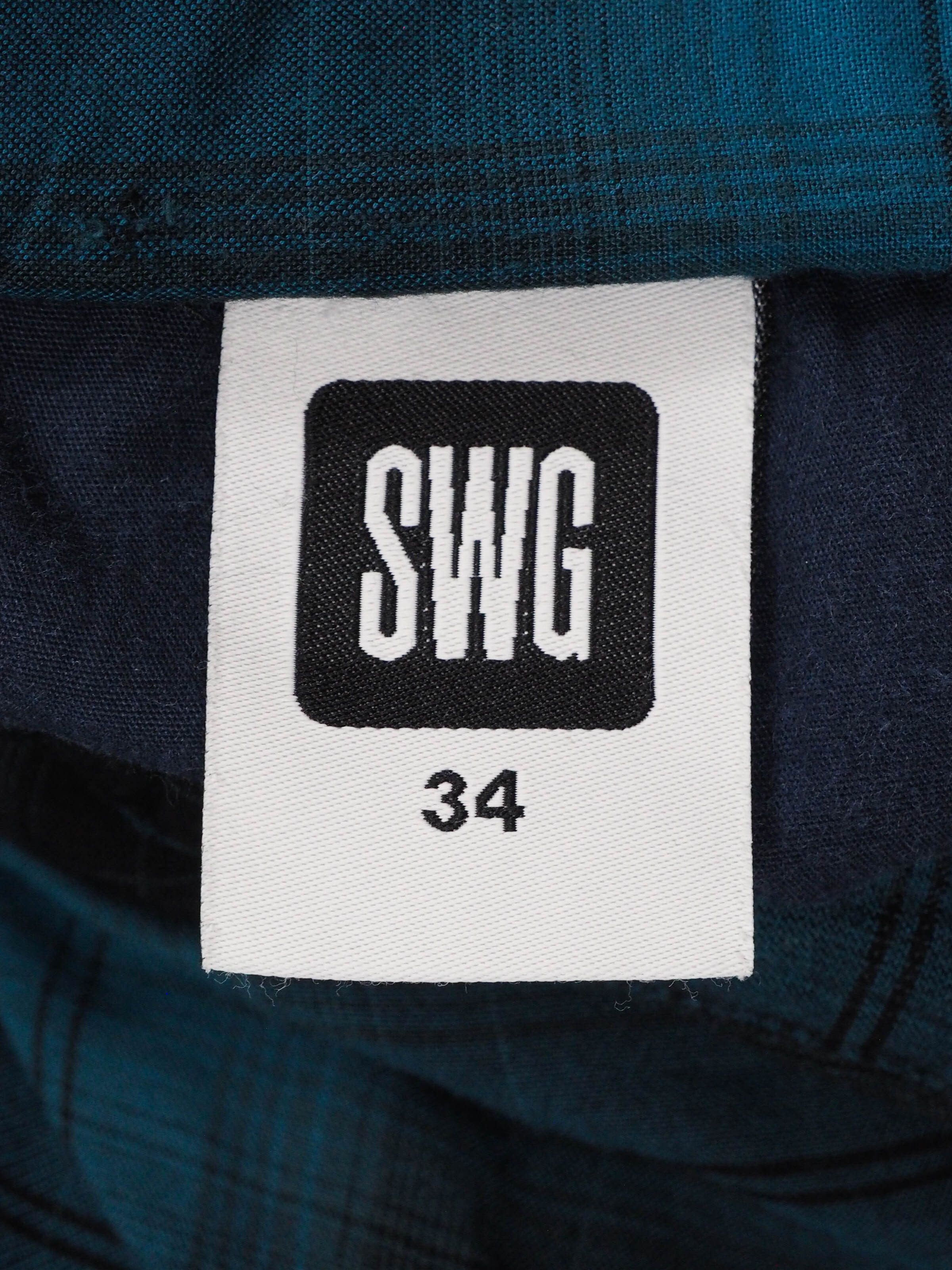 Swagger Swagger Blue Plaid Belted Climbing Utility Shorts 32-34" Size US 32 / EU 48 - 9 Thumbnail