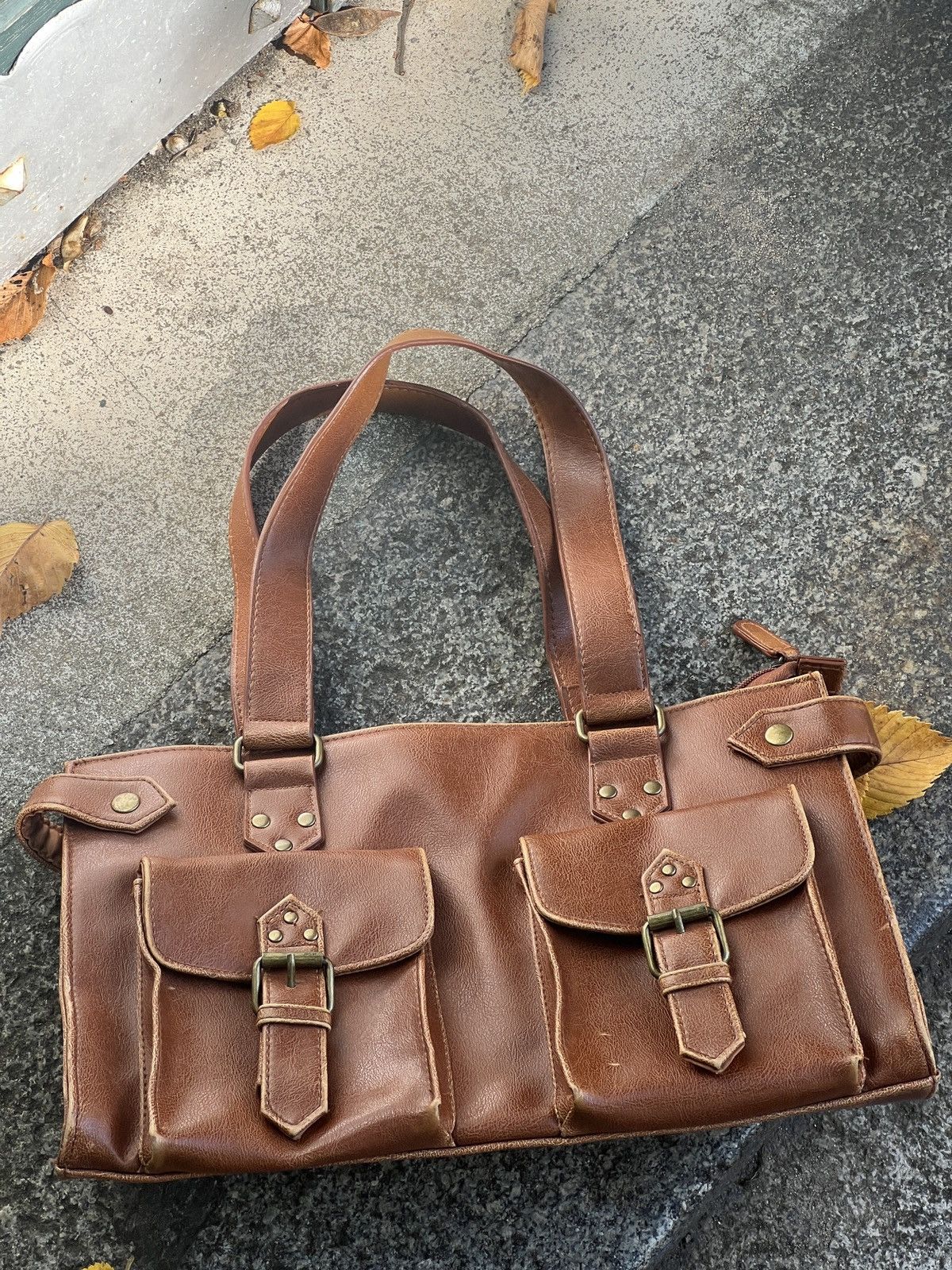 Vintage Vintage Paris archive brown retro casual handbag boho Size ONE SIZE - 6 Thumbnail