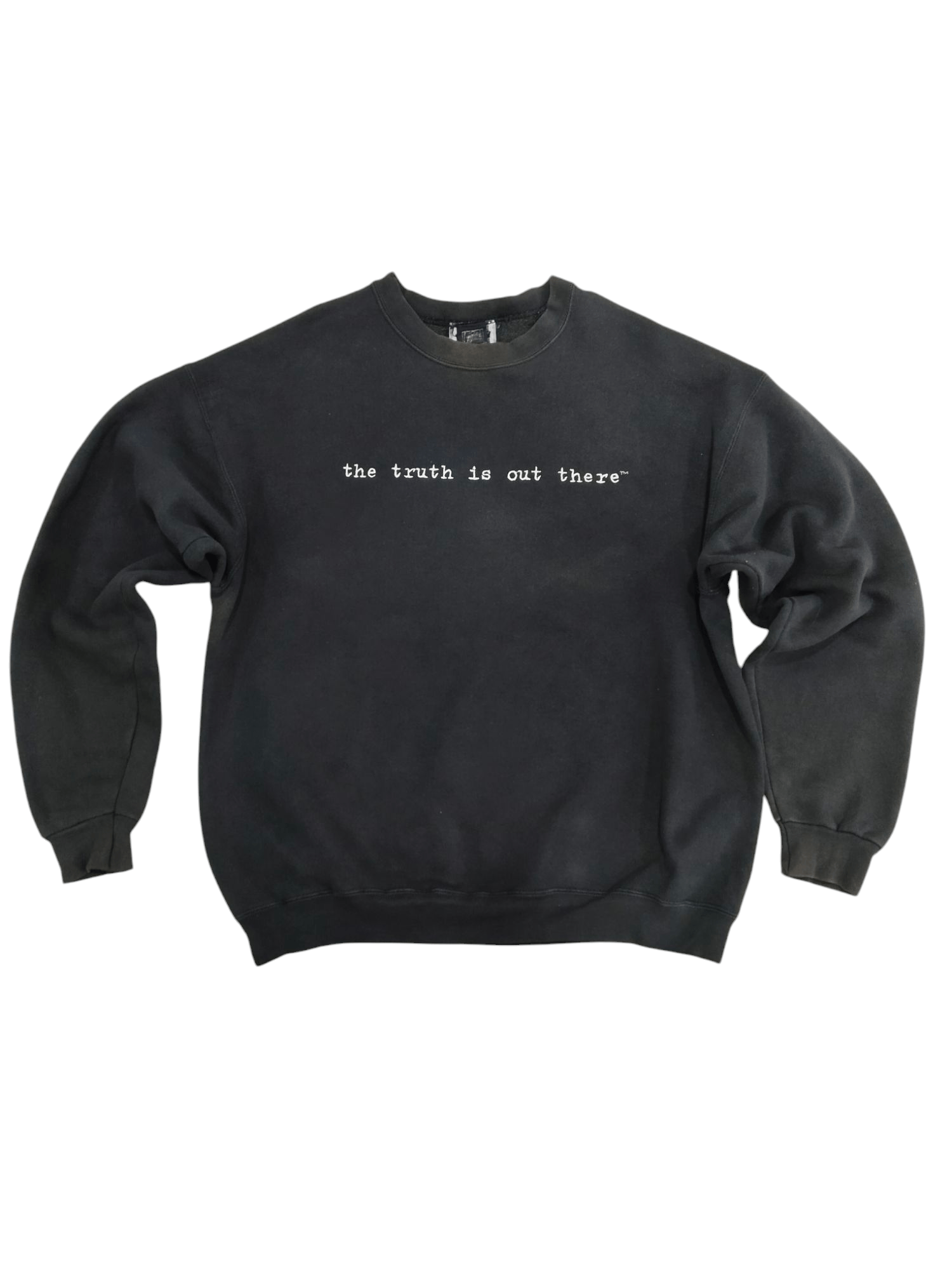 Vintage Rare! Vintage 90s Movie The X-Files Wording Sweatshirt Size US L / EU 52-54 / 3 - 1 Thumbnail