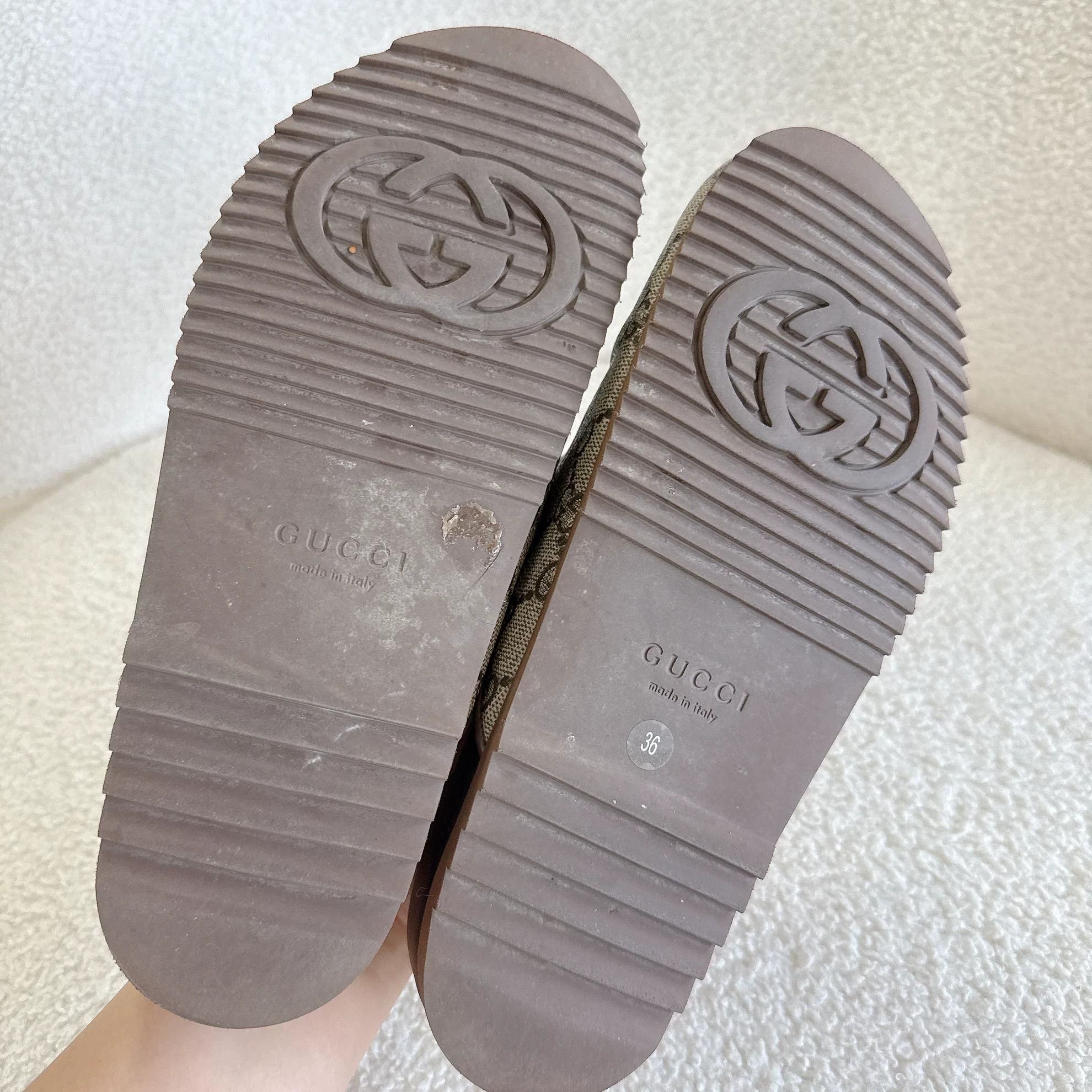Gucci Gucci Horsebit Slippers 36 5239 Size US 5.5 / IT 35.5 - 6 Thumbnail