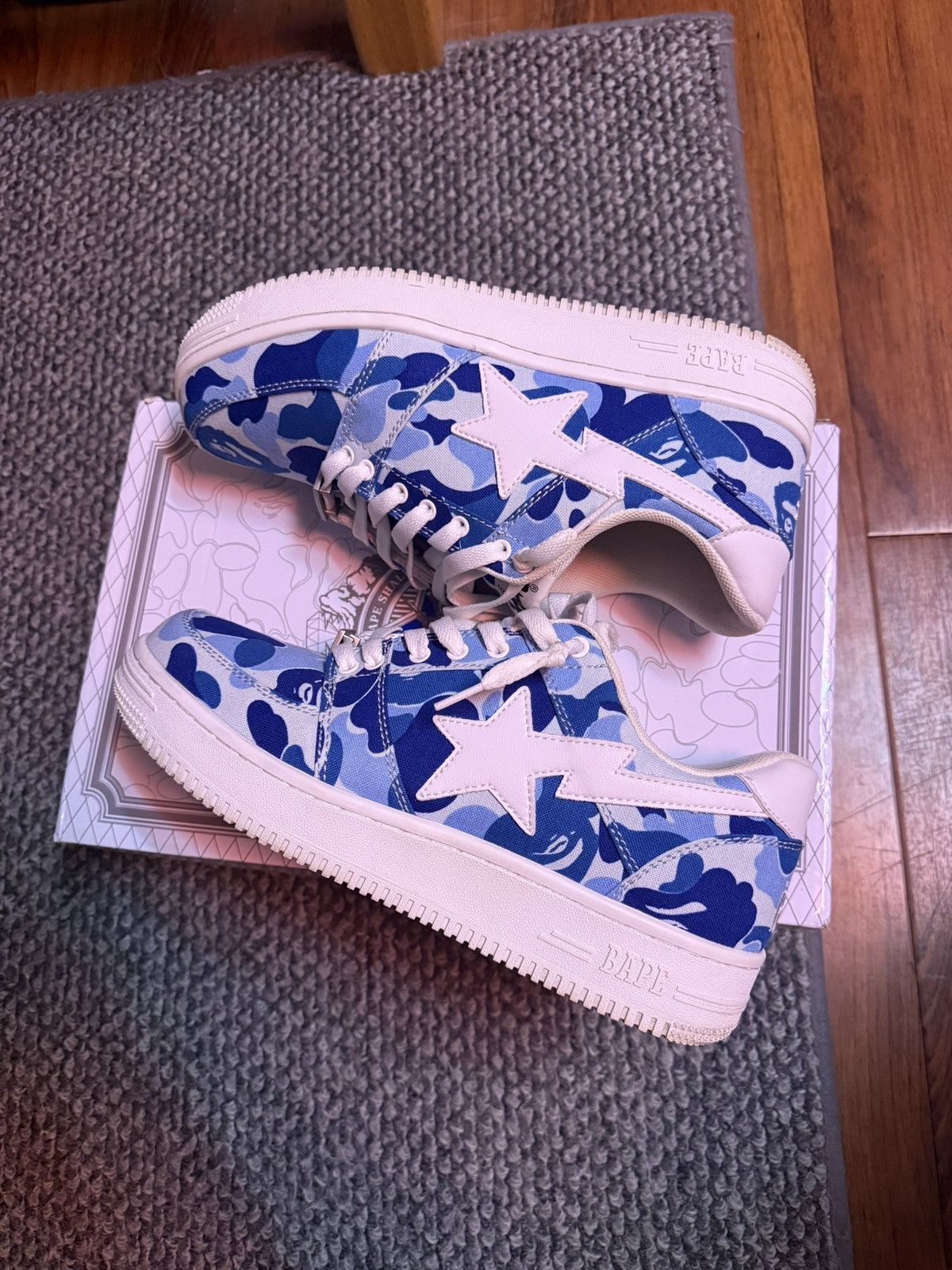Bape ABC Camo 20th Anniversary Bapesta Size US 10 / EU 43 - 1 Thumbnail