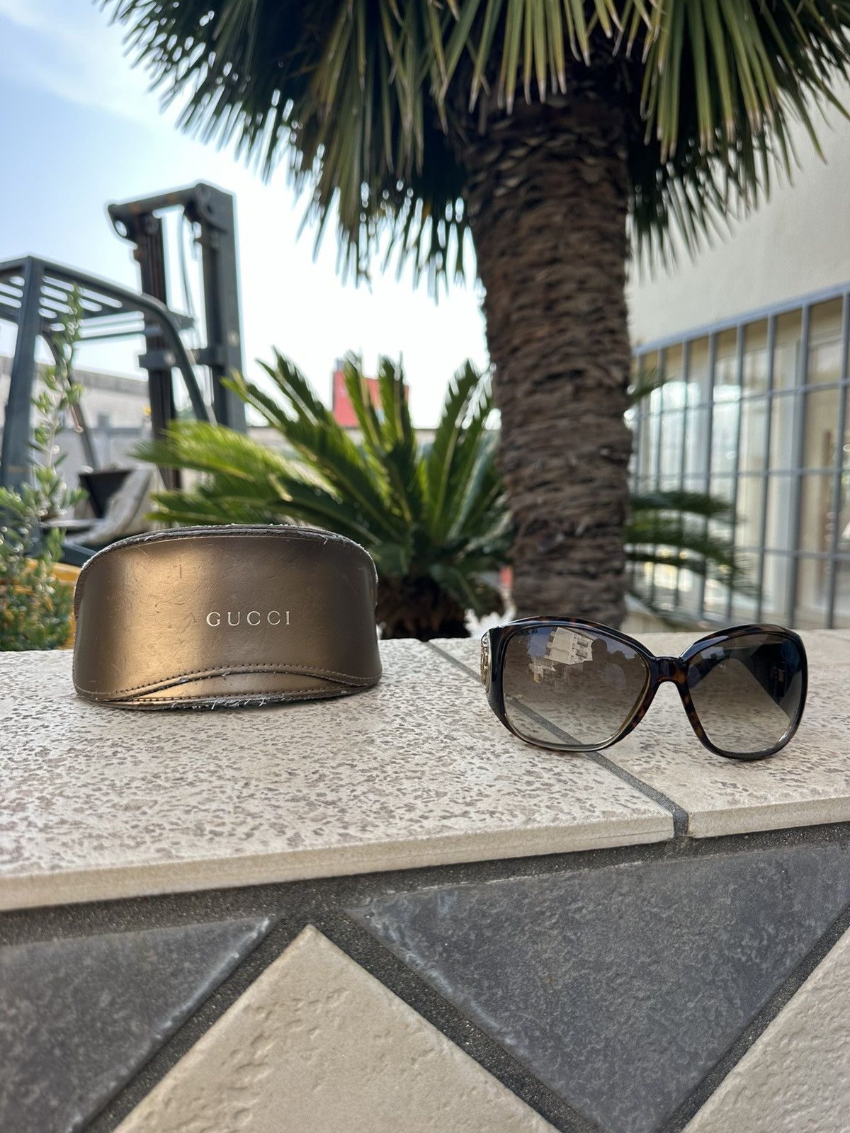 Gucci Gucci Sunglasses GG3027/S Brown Size ONE SIZE - 2 Thumbnail