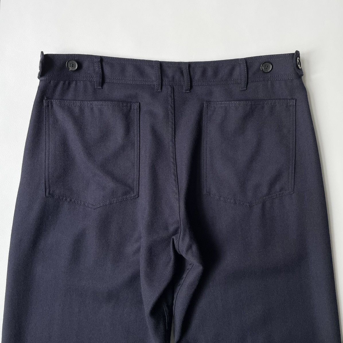 Comme des Garcons Dark Blue Wool Utility Trousers Size US 36 / EU 52 - 13 Thumbnail