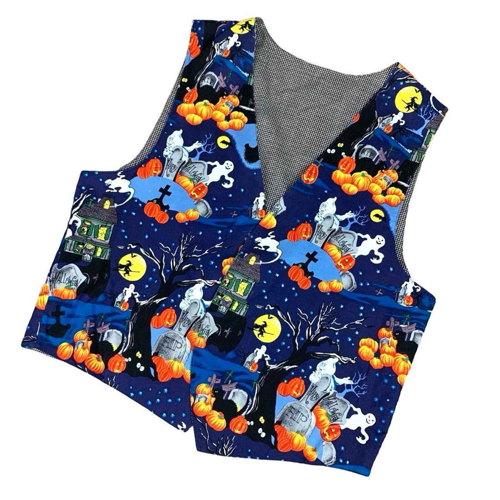 Vintage Vintage 90s Halloween Vest Size L / US 10 / IT 46 - 1 Thumbnail