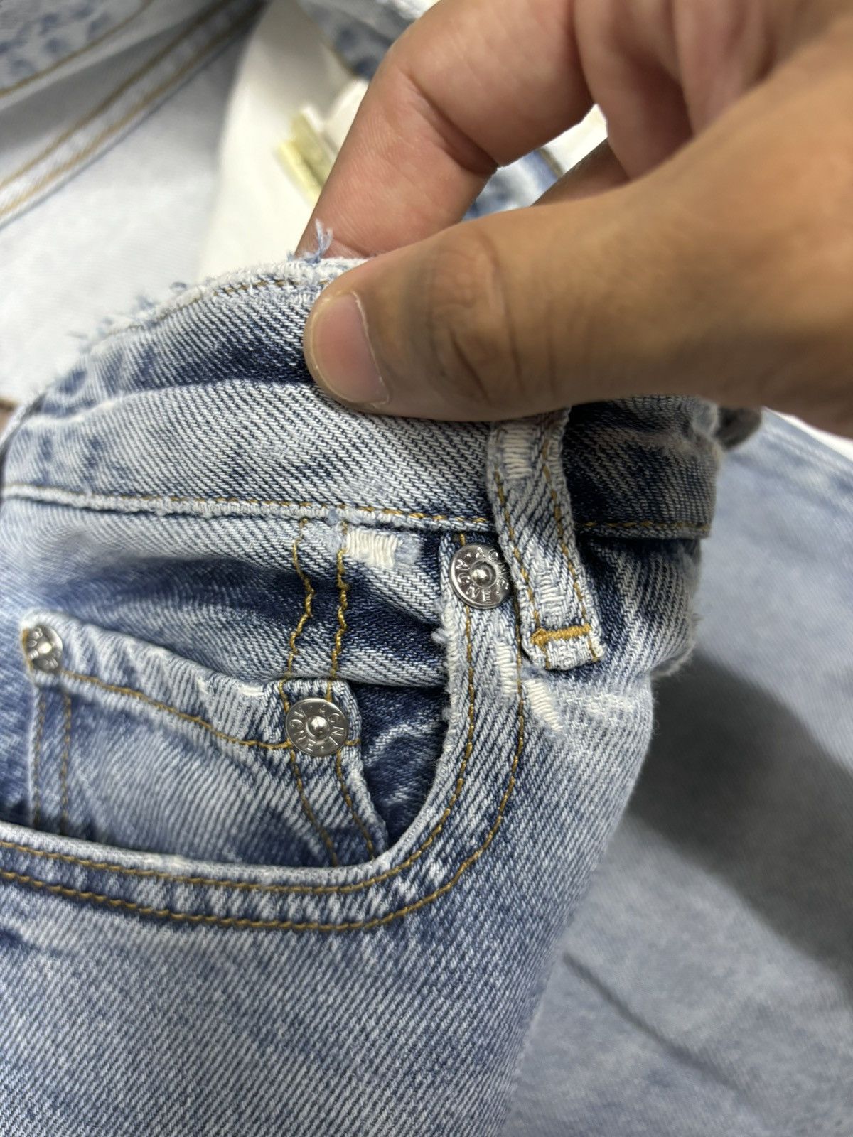 Acne Studios 🔥ACNE BLUE WASHED DENIM JEANS Size 30" / US 8 / IT 44 - 11 Thumbnail