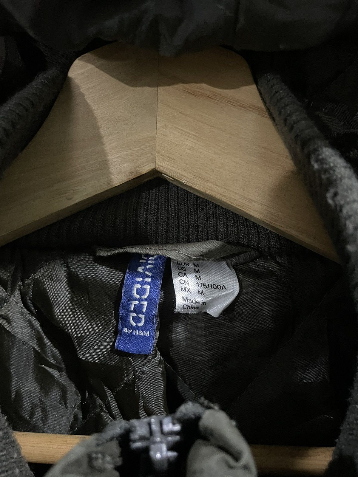 H&M × Japanese Brand Vintage H&M Double Collar Bomber Jacket Size US M / EU 48-50 / 2 - 5 Thumbnail