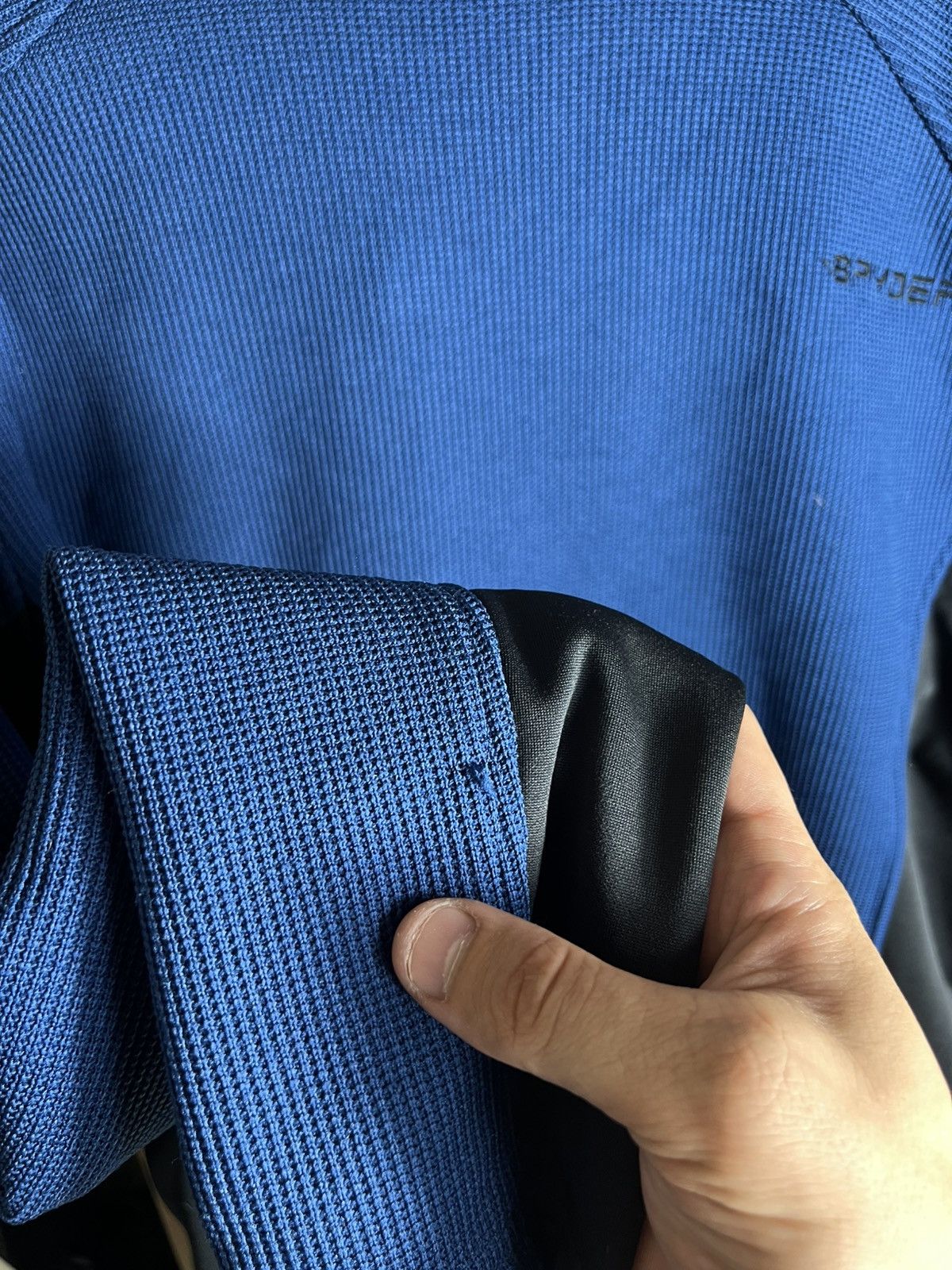 Spyder Spyder Vintage Fleece Pullover BlueBlack Half-Zip XL-Xxl Y2K Size US XL / EU 56 / 4 - 9 Thumbnail