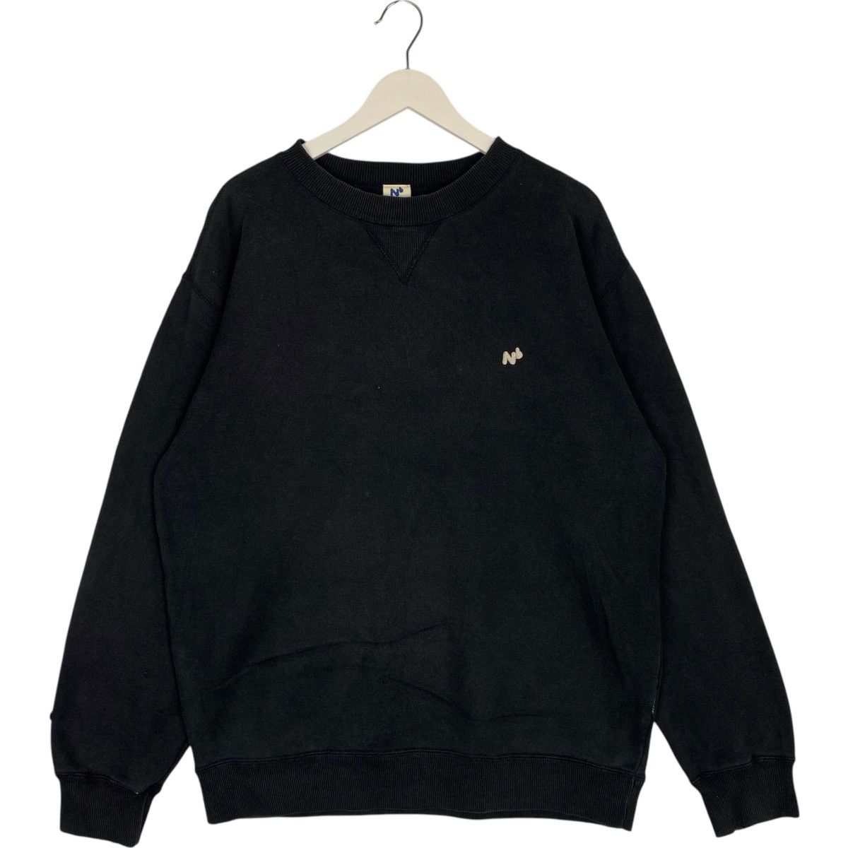 Vintage Vintage North Blue Sweatshirt Crewneck Blue Size L Size US L / EU 52-54 / 3 - 1 Thumbnail