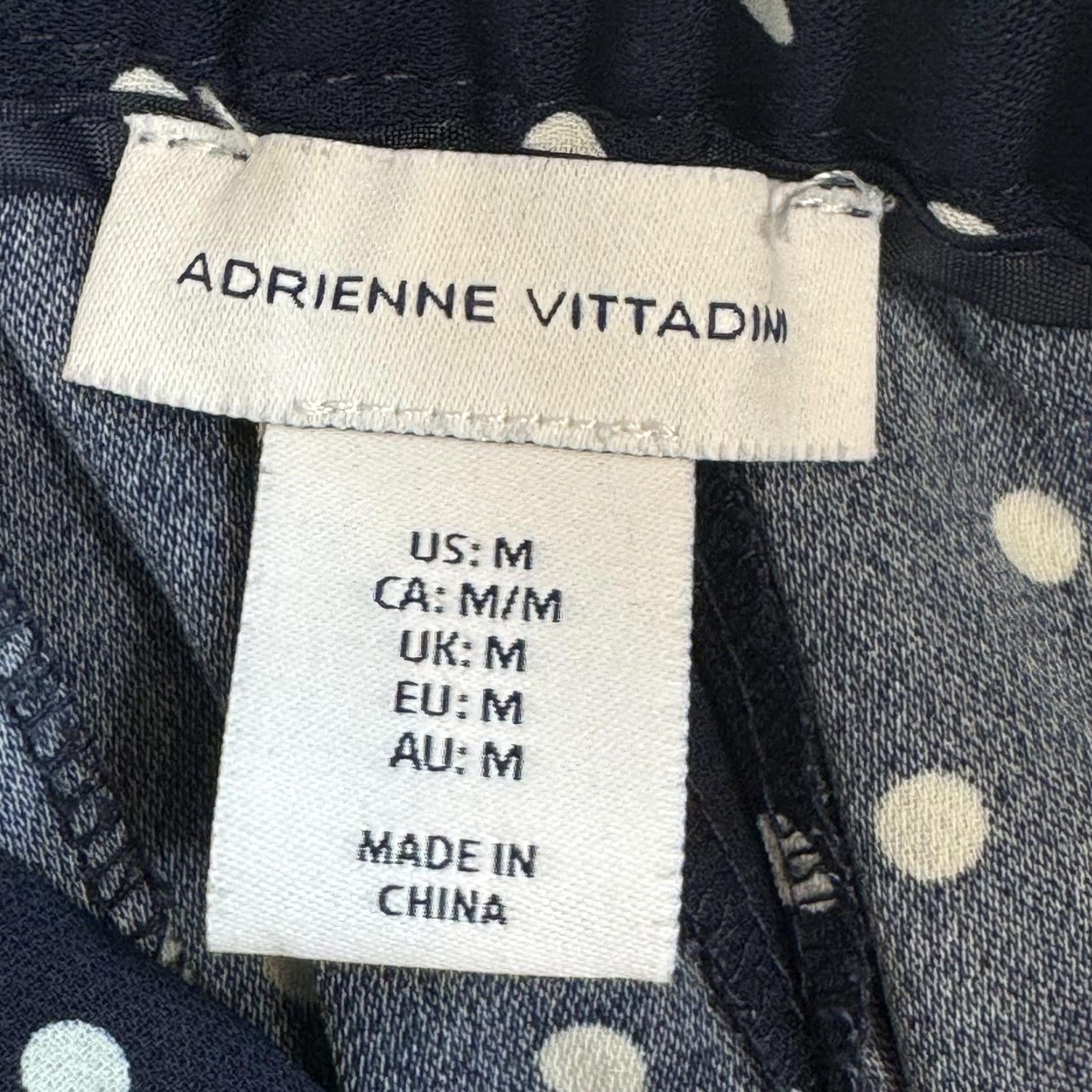 Banana Republic Banana Republic Pants Women's Navy Blue White Dots Wide Leg Elastic Waist M Regular Size 32" / US 10 / IT 46 - 5 Thumbnail