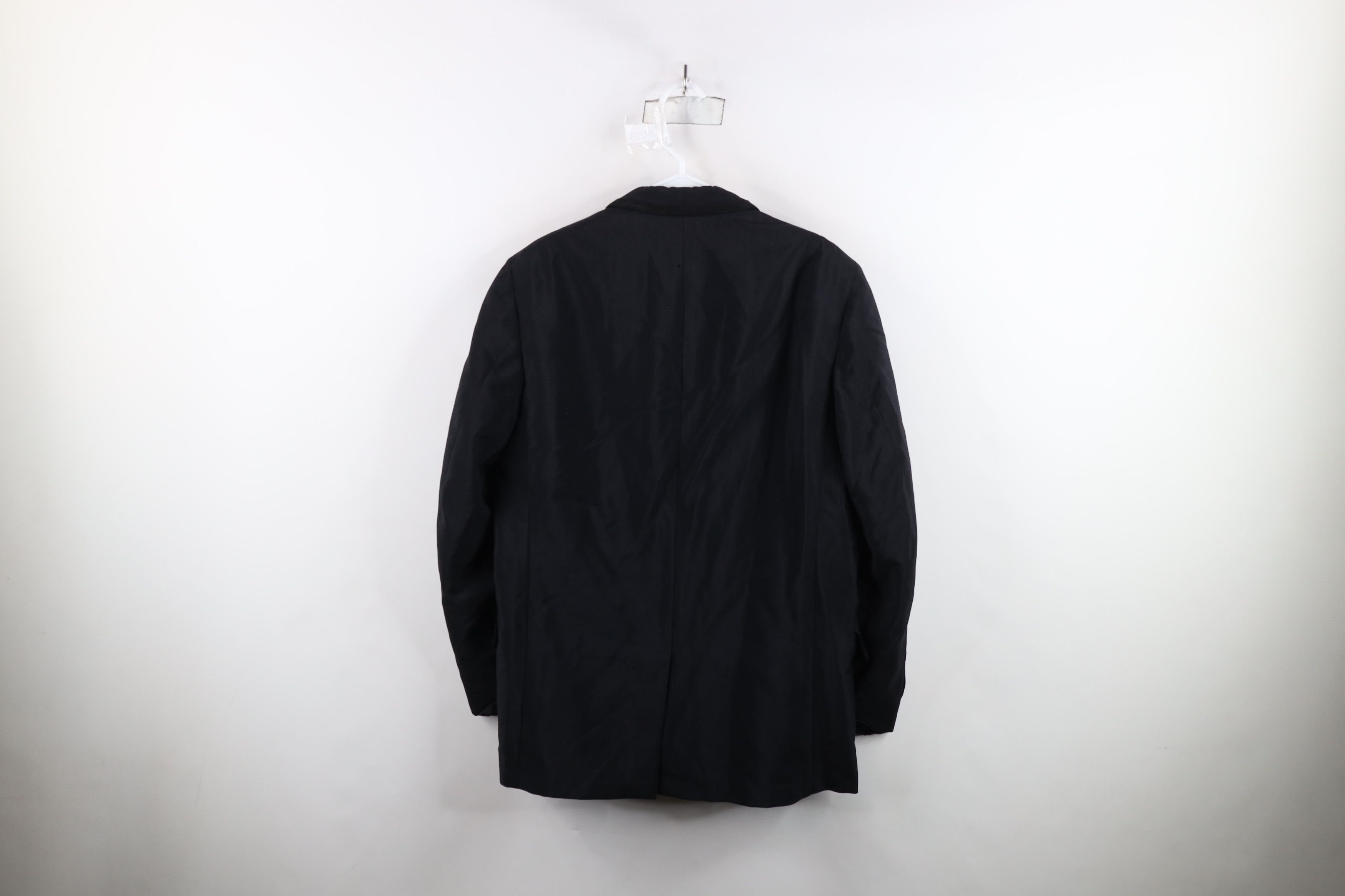 Vintage Vintage 60s Tailored Satin Trim Tuxedo Prom Suit Jacket USA Size US XXL / EU 58 / 5 - 16 Thumbnail