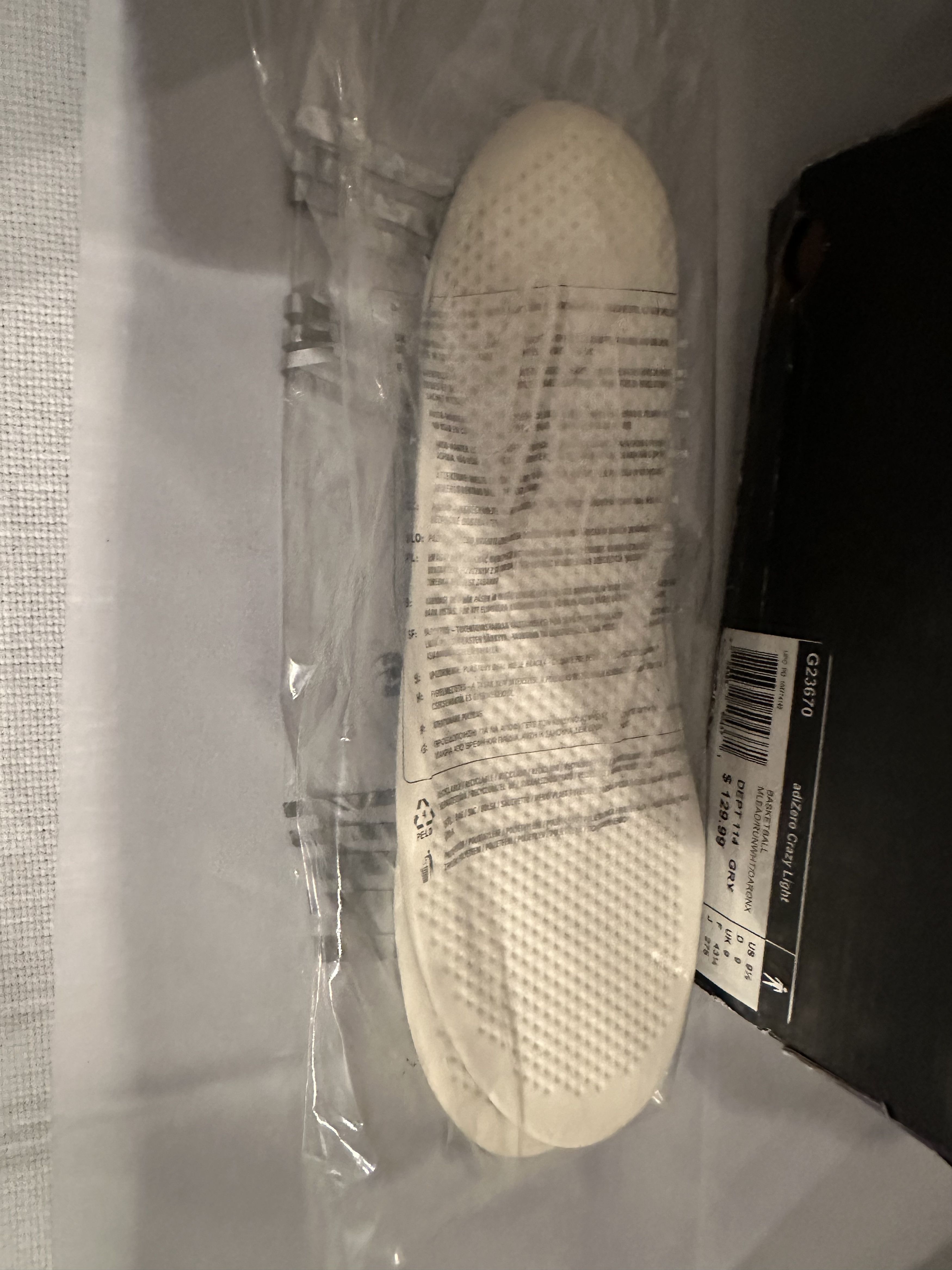 Adidas AdiZero Crazy Light Size US 9.5 / EU 42-43 - 17 Thumbnail