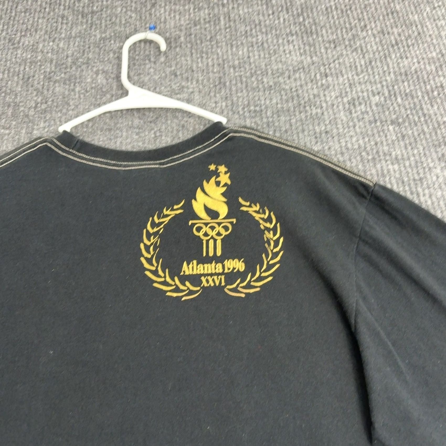 Nike VINTAGE Nike T Shirt Mens L Black 1996 Olympics Streetwear Graphic Tee Sportswear shirt Size US L / EU 52-54 / 3 - 7 Thumbnail