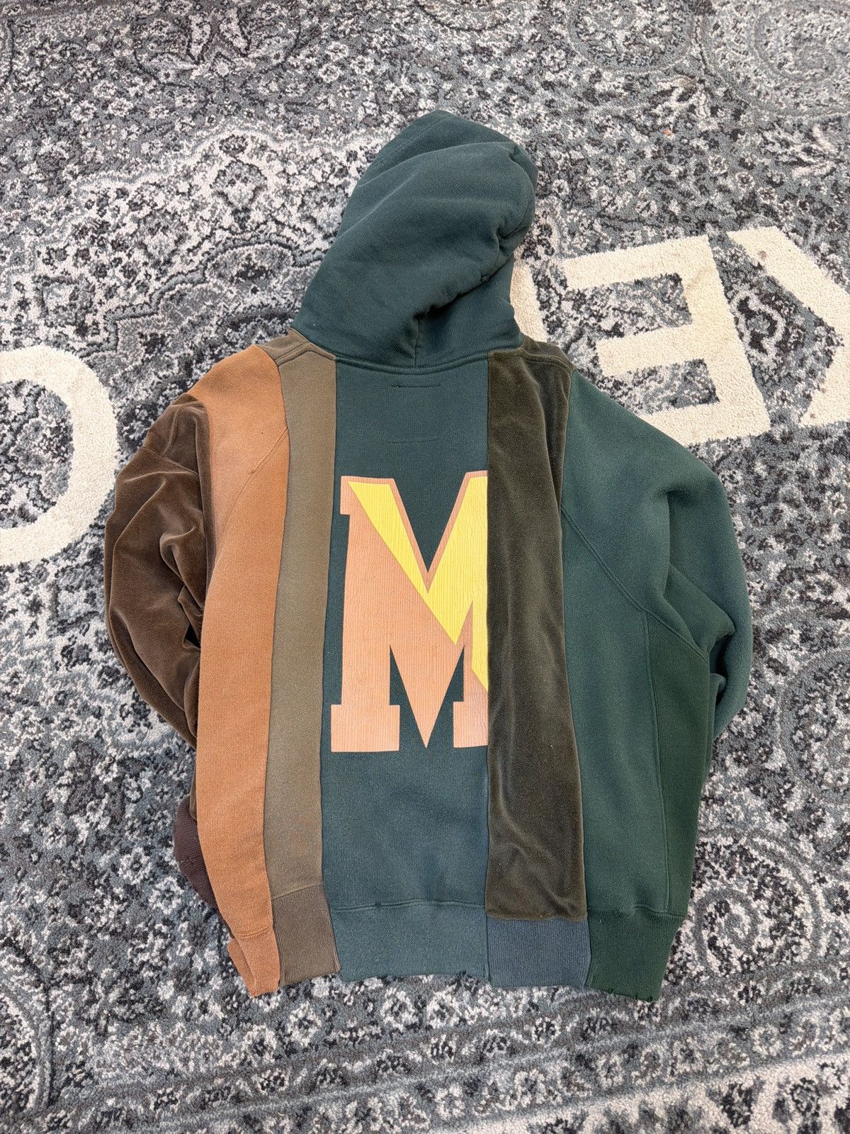 Maison MIHARA YASUHIRO Mmy Maison Mihara Yasuhiro Striped Hooded Sweatshirt Size US S / EU 44-46 / 1 - 2 Thumbnail