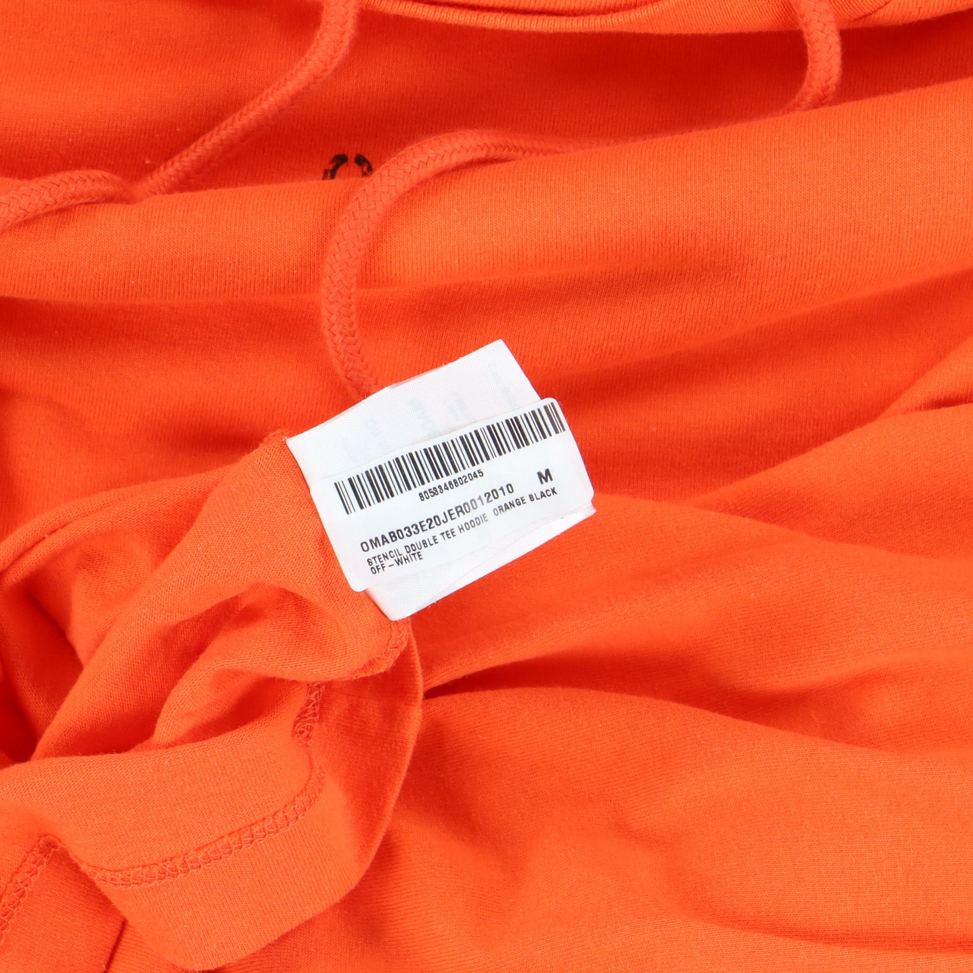 Off-White Orange Stencil Arrows Double Layered Hoodie Size US M / EU 48-50 / 2 - 8 Thumbnail