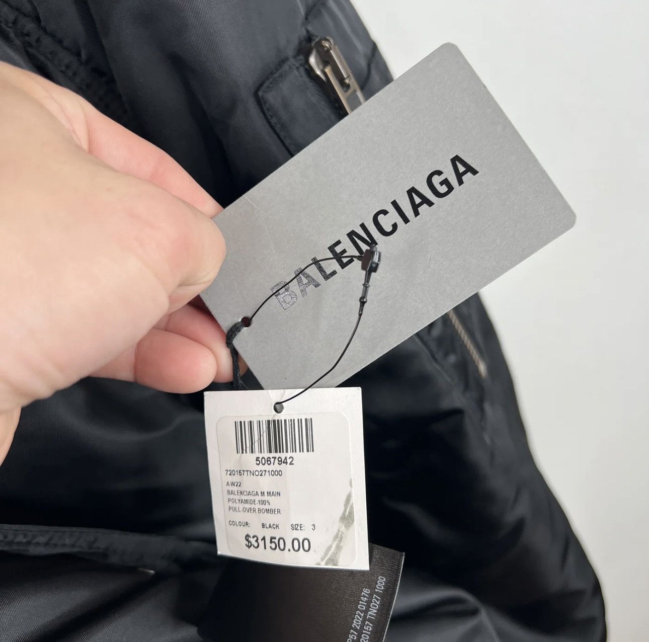 Balenciaga Balenciaga oversized Nylon Hooded Pullover Bomber Jacket Size US XL / EU 56 / 4 - 5 Thumbnail