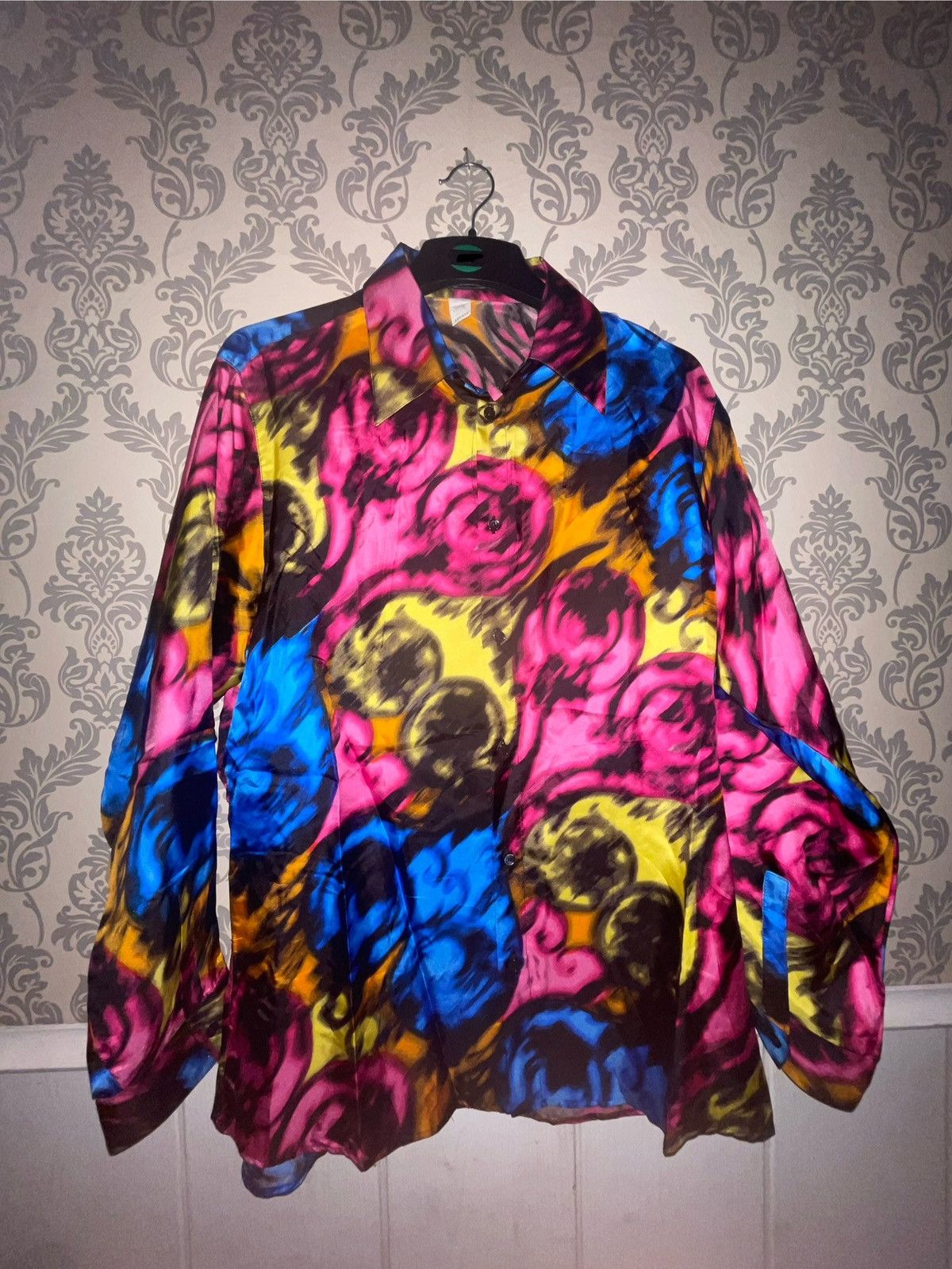 Versace RARE Vintage Versace Silk Shirt – Collector’s Archive Piece Size US L / EU 52-54 / 3 - 2 Thumbnail