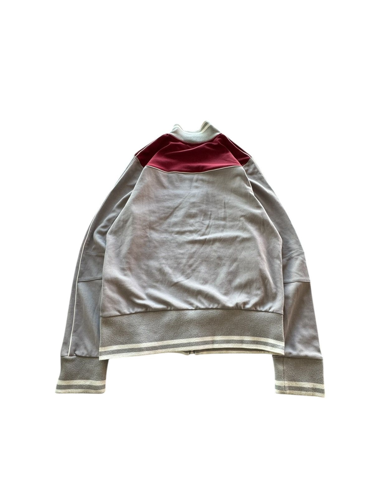 Puma Retro Puma Zip Up Gray/Burgundy Track Jacket Size US L / EU 52-54 / 3 - 3 Thumbnail