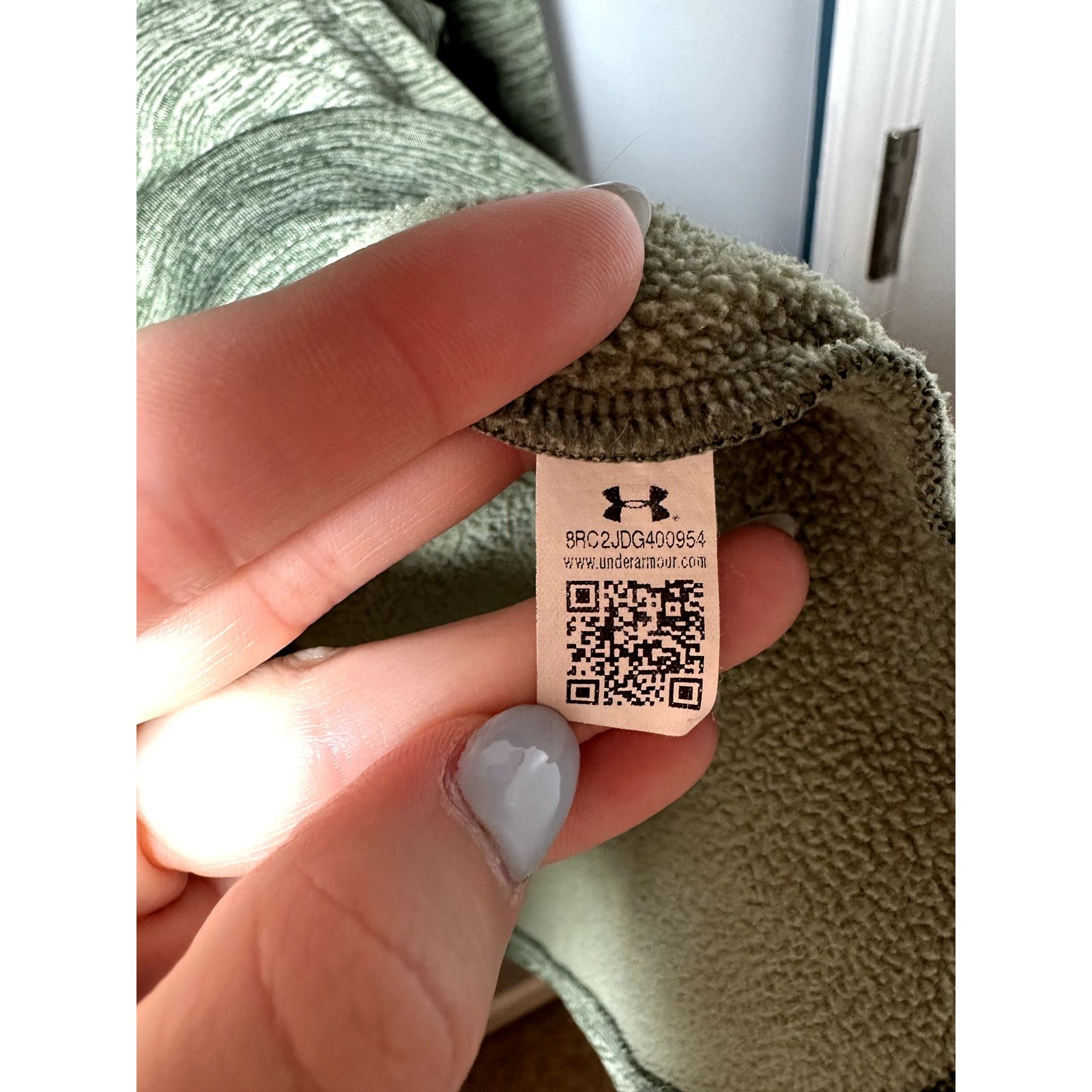 Under Armour Under Armour ColdGear Fleece Jacket Heathered Green L/G Size US L / EU 52-54 / 3 - 7 Thumbnail