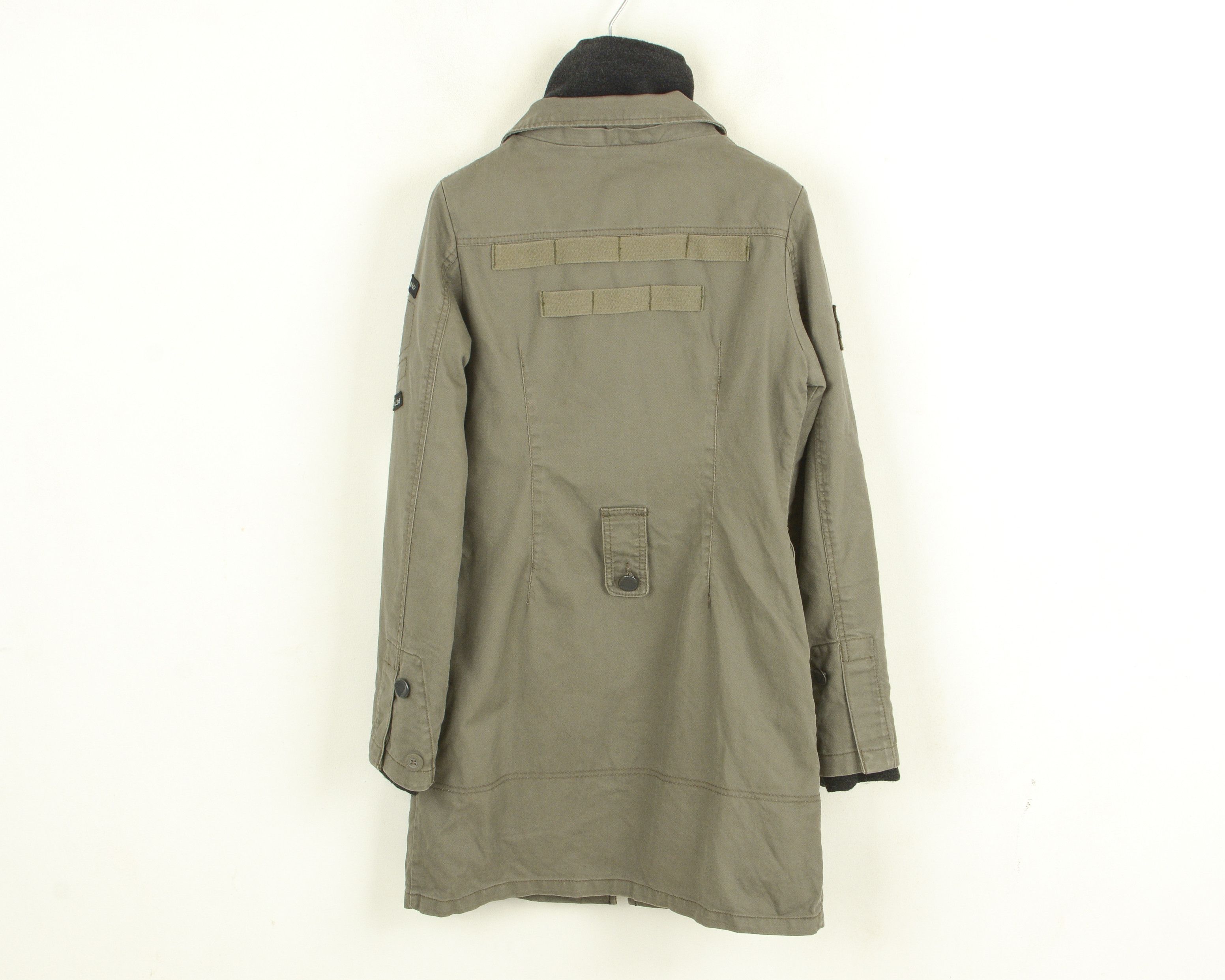 khujo Delta New Jacket Grey S Cotton Coat Top Parka Outdoor Top Size S / US 4 / IT 40 - 3 Thumbnail
