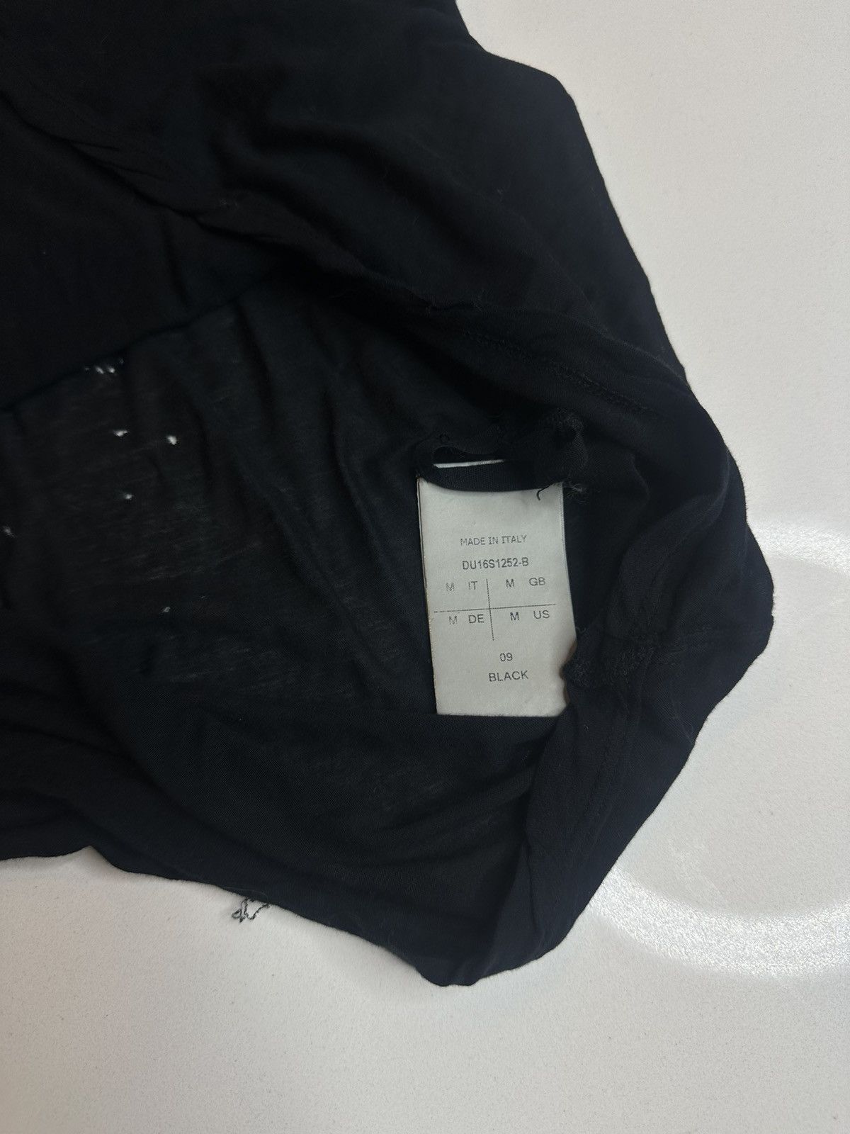 Rick Owens Rick owens Elongated v neck T-shirts Size US M / EU 48-50 / 2 - 4 Thumbnail