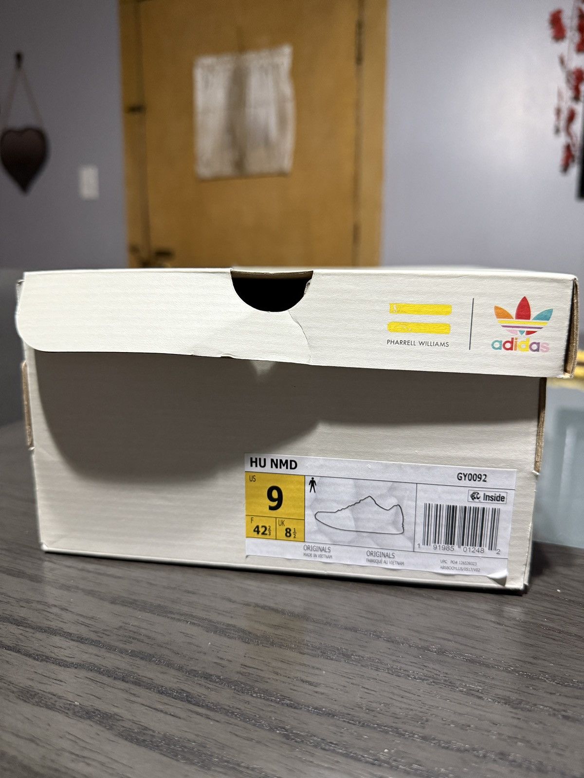 Adidas × Humanrace × Pharrell adidas NMD Hu: Pharrell Extra Eye White Size US 9 / EU 42 - 7 Thumbnail