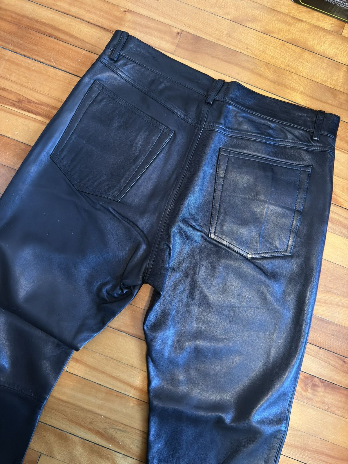 Ralph Lauren Purple Label Ralph Lauren Purple Label Leather Pants Jeans Size 32 Size US 32 / EU 48 - 6 Thumbnail