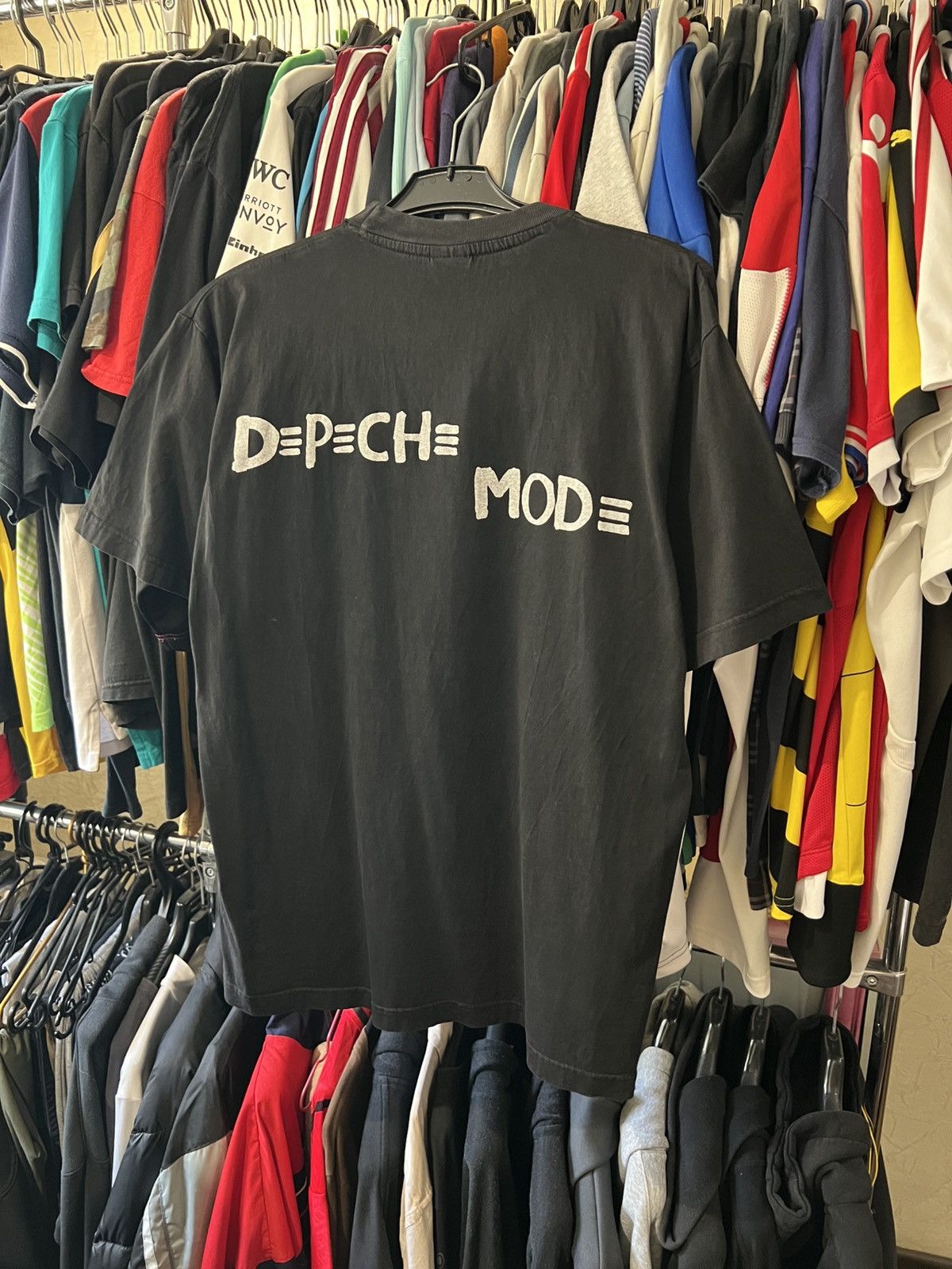 Band Tees × Vintage VINTAGE DEPECHE MODE PLAYING THE ANGEL TOUR AOP BAND ROCK T Size US XL / EU 56 / 4 - 2 Thumbnail
