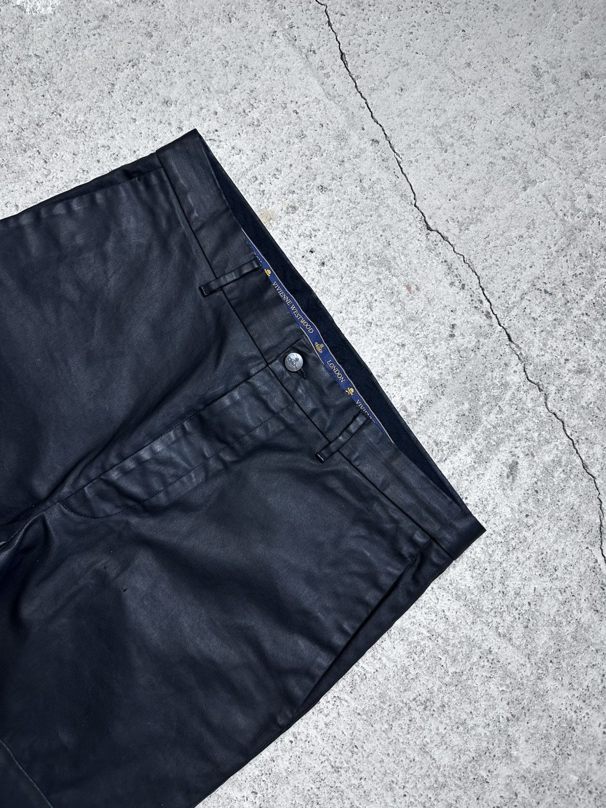 Vivienne Westwood Vivienne Westwood Black Biker Pants Panelled Slim Fit Size US 34 / EU 50 - 5 Thumbnail